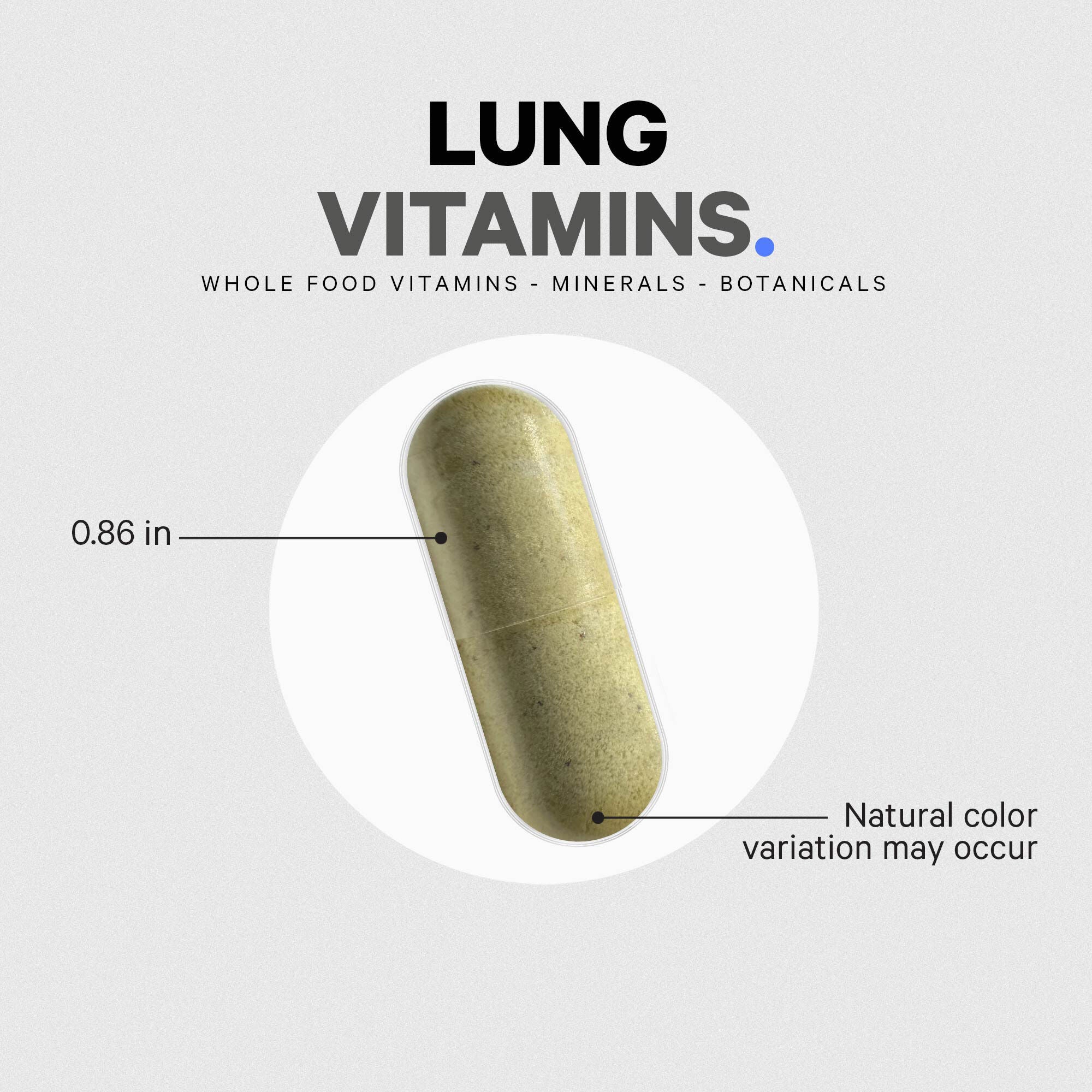 Lungs Vitamins + - 90 Capsules (30 Servings)