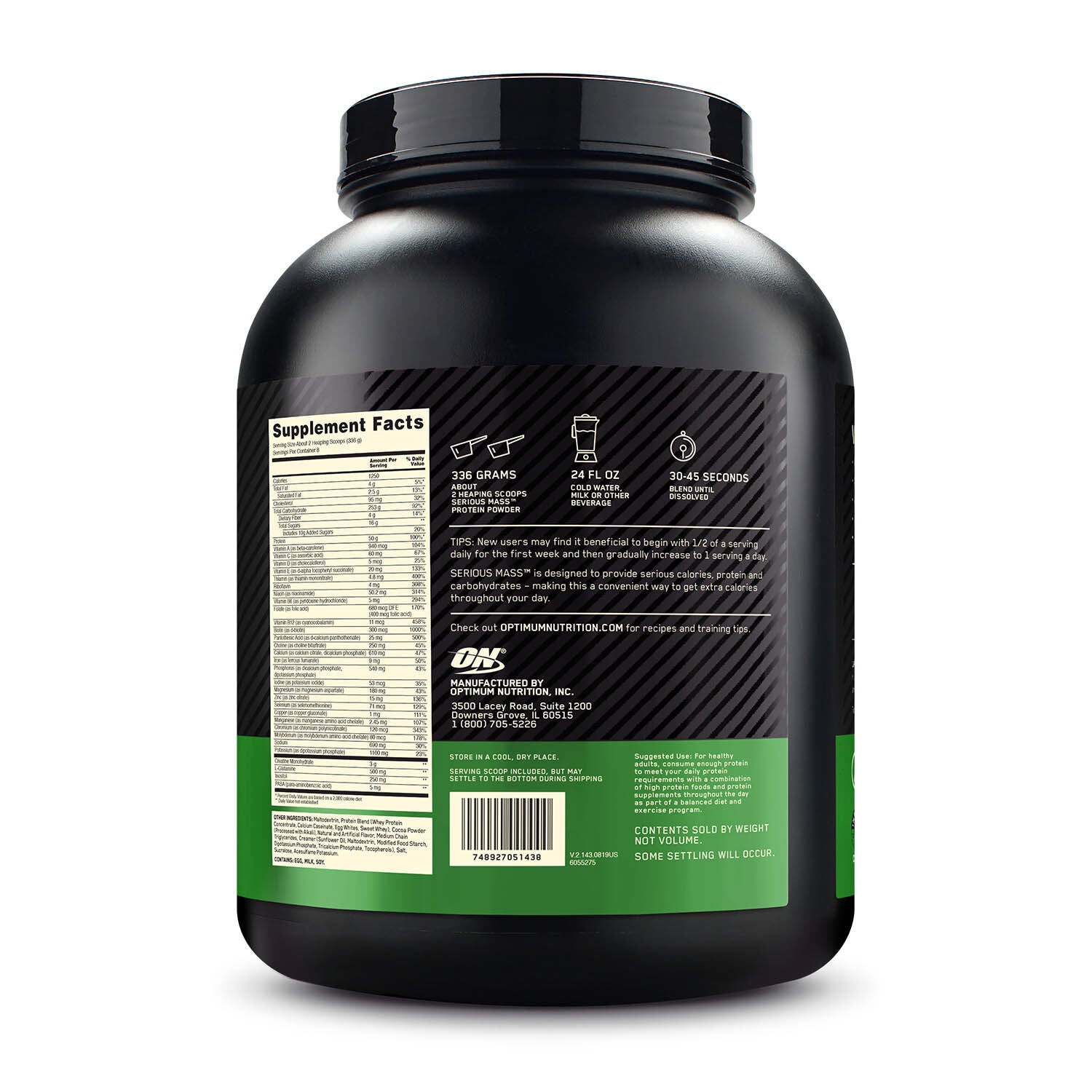 Optimum Nutrition Serious Mass - Chocolate Peanut Butter | GNC