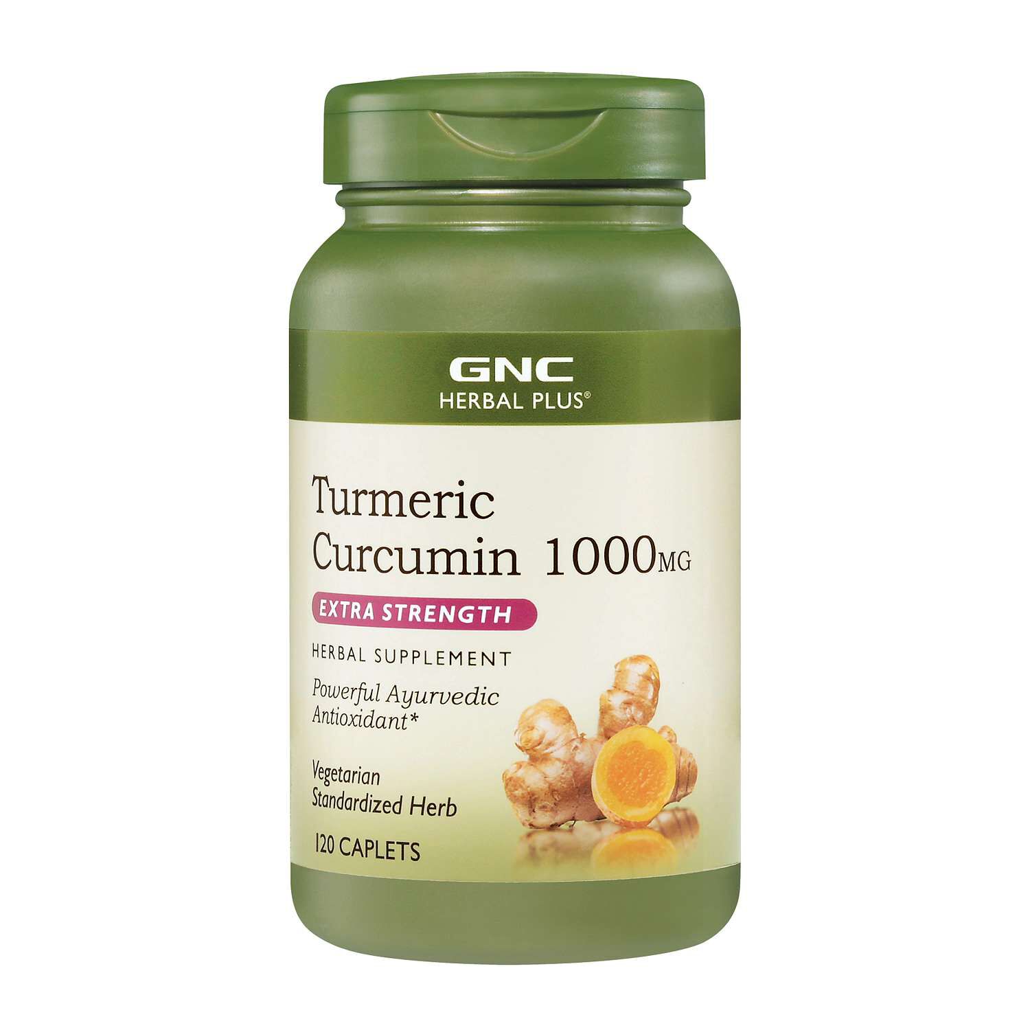 Turmeric Curcumin 1000mg - 120 Caplets (120 Servings)