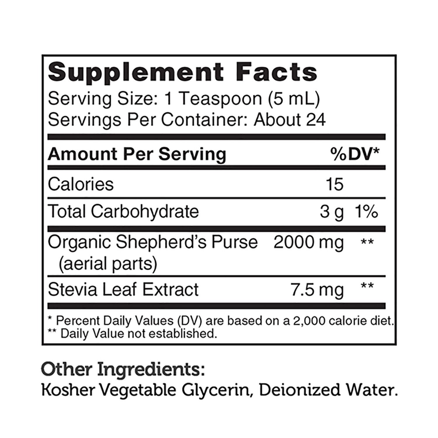 PurePurse™ Shepherd's Purse - 4 oz. (24 Servings)