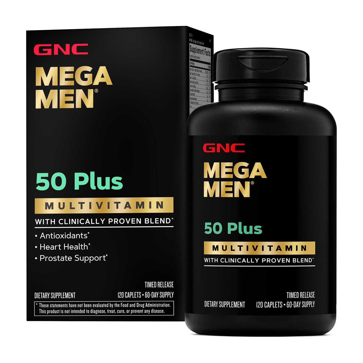 50 Plus Multivitamin - 120 Caplets &#40;60 Servings&#41;  | GNC