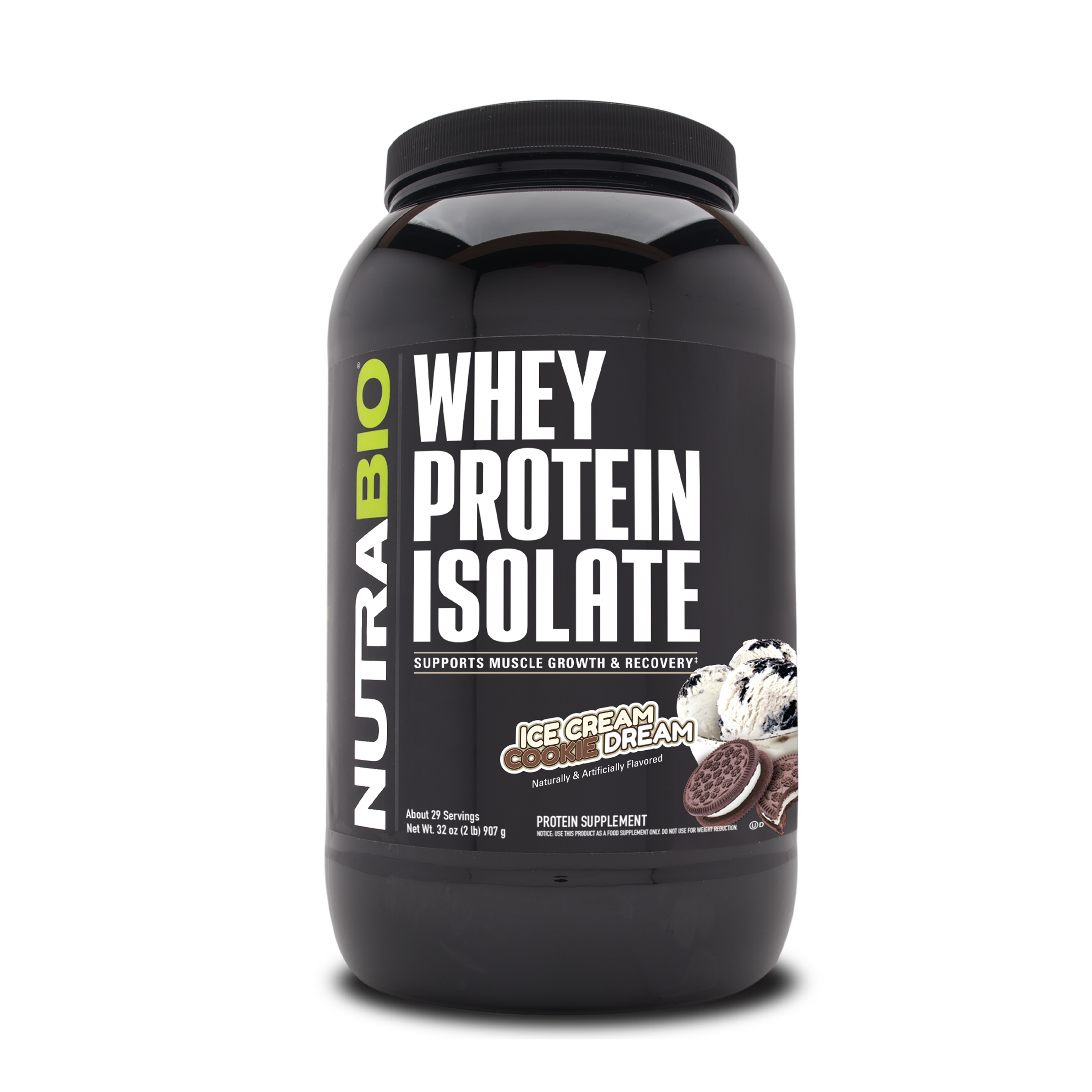 Whey Protein Isolate - Ice Cream Cookie Dream (29 Servings) Cookies and Cream | GNC