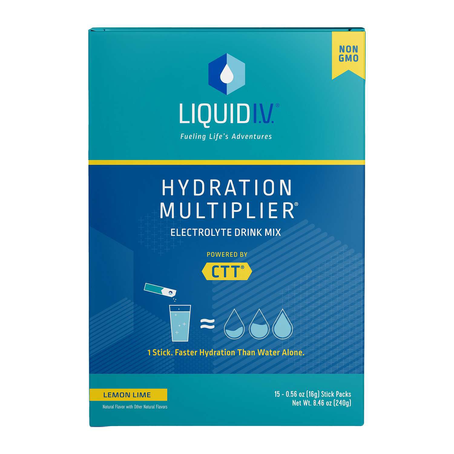 Hydration Multiplier Drink Mix - Lemon Lime (15 Stick Packs)  | GNC