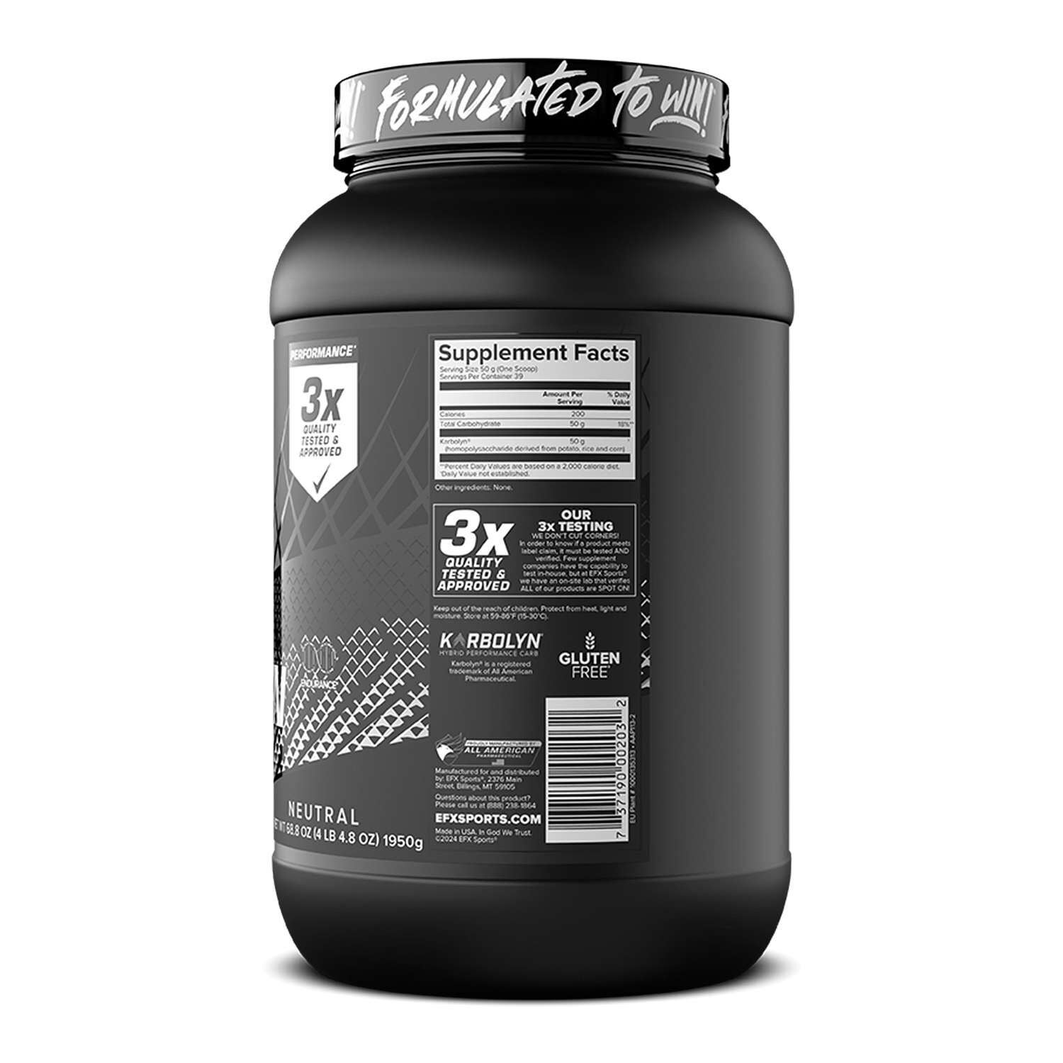 Karbolyn Fuel Performance Carb - Neutral (39 Servings)  | GNC