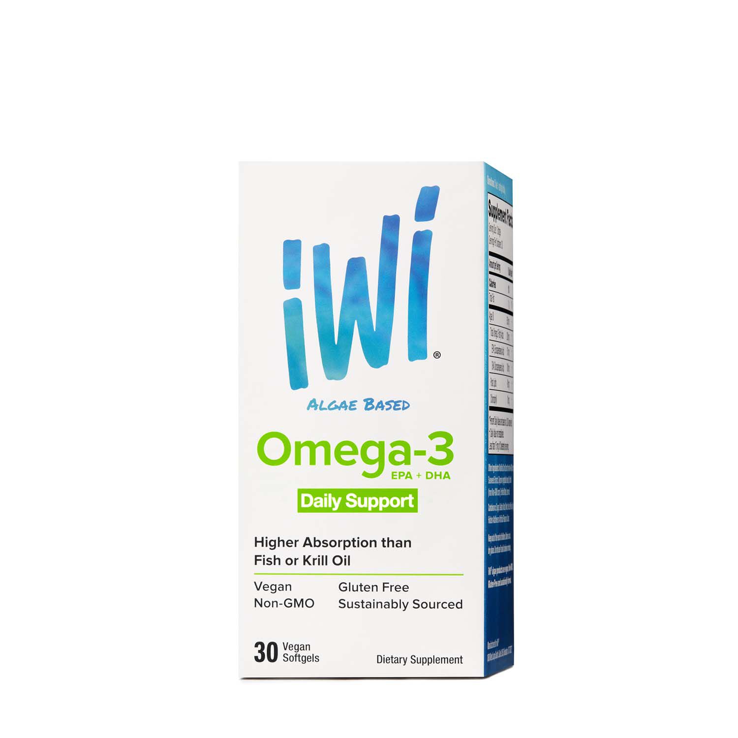 iWi® Algae Based Omega-3 EPA + DHA Daily Support | GNC
