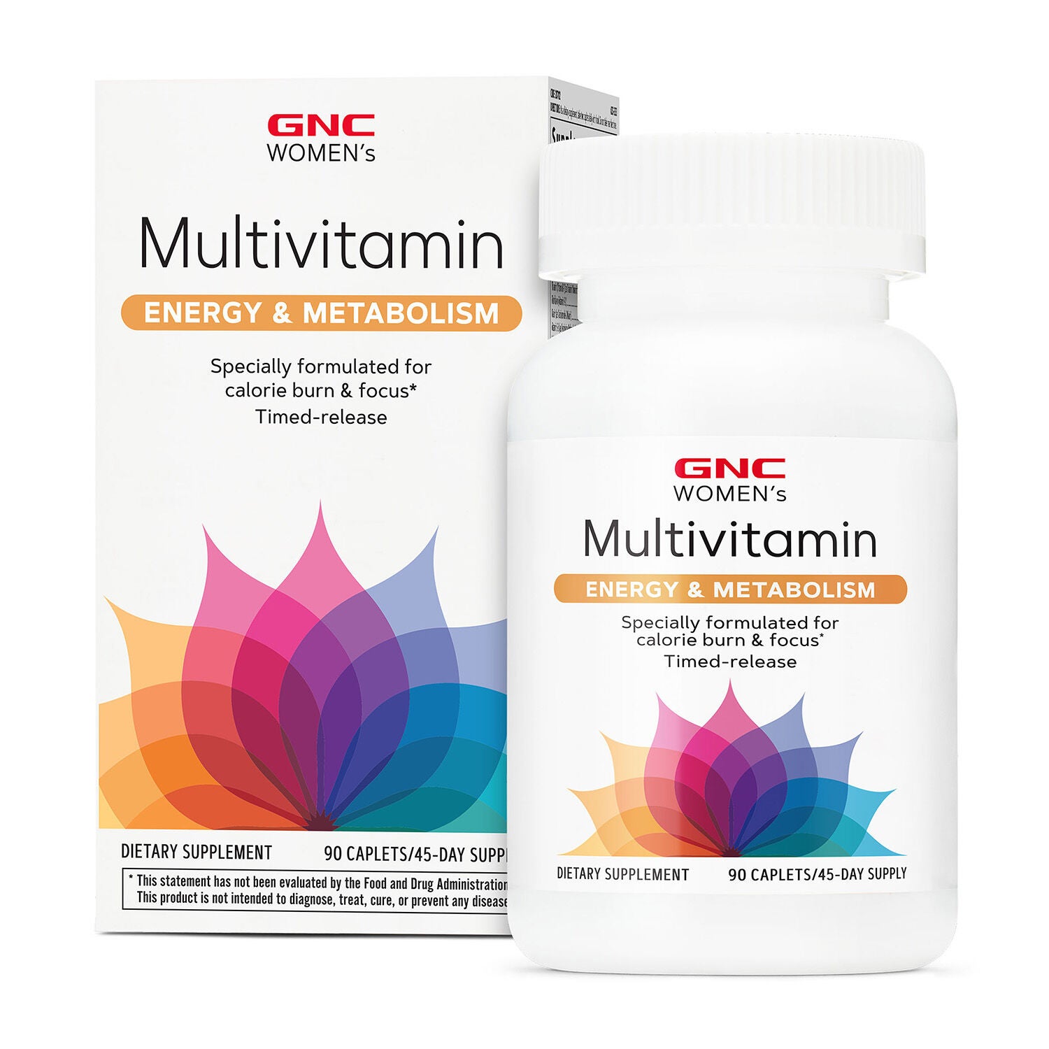 Energy &amp; Metabolism Multivitamin - 90 Caplets (45 Servings)  | GNC