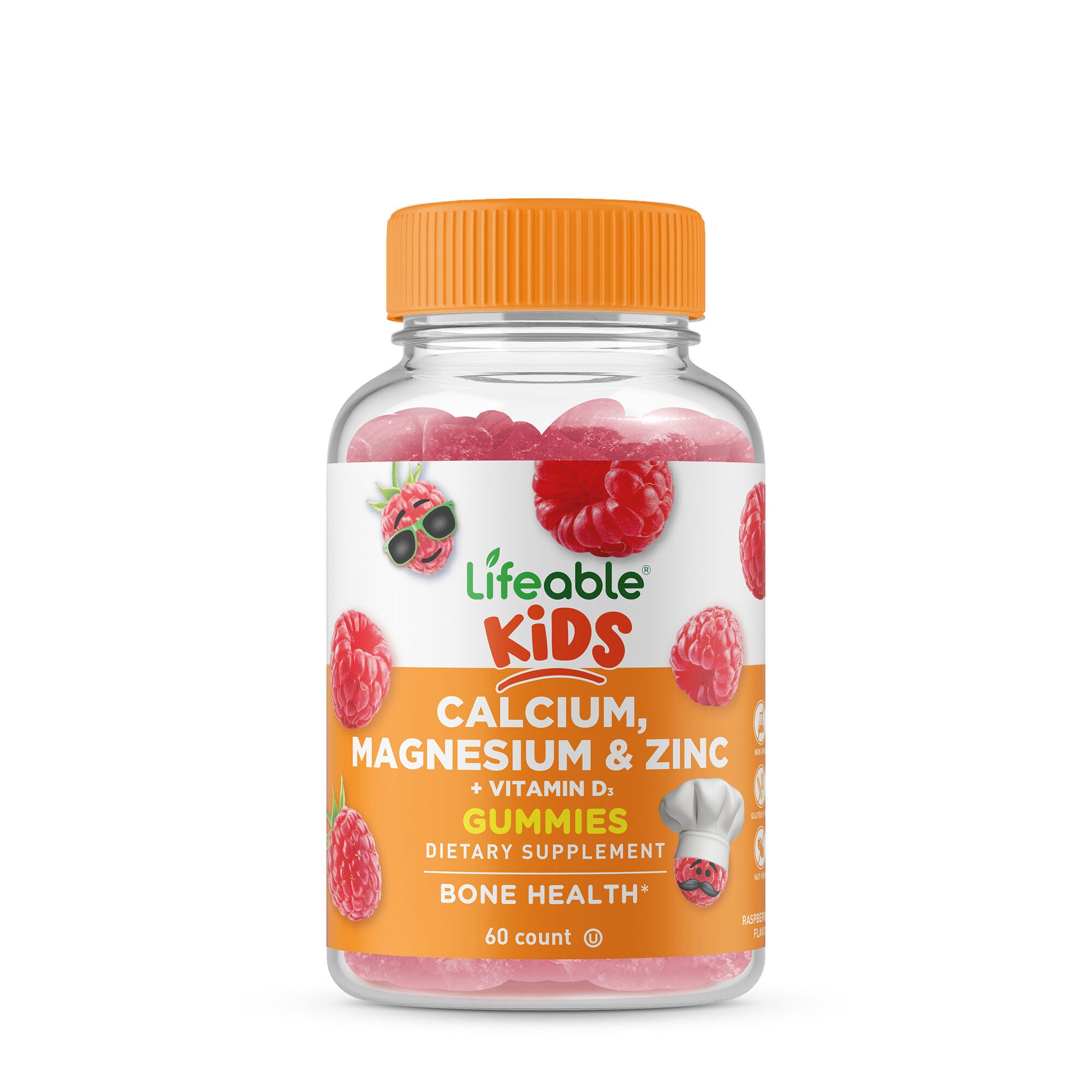 Kids Calcium Magnesium and Zinc - 60 Gummies (30 Servings)  | GNC