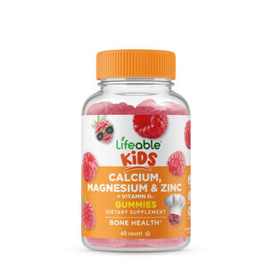 Kids Calcium Magnesium and Zinc - 60 Gummies &#40;30 Servings&#41;  | GNC