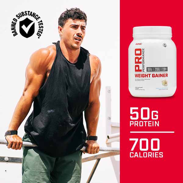 Weight Gainer - Vanilla Ice Cream (6 Servings) Vanilla Ice Cream | GNC