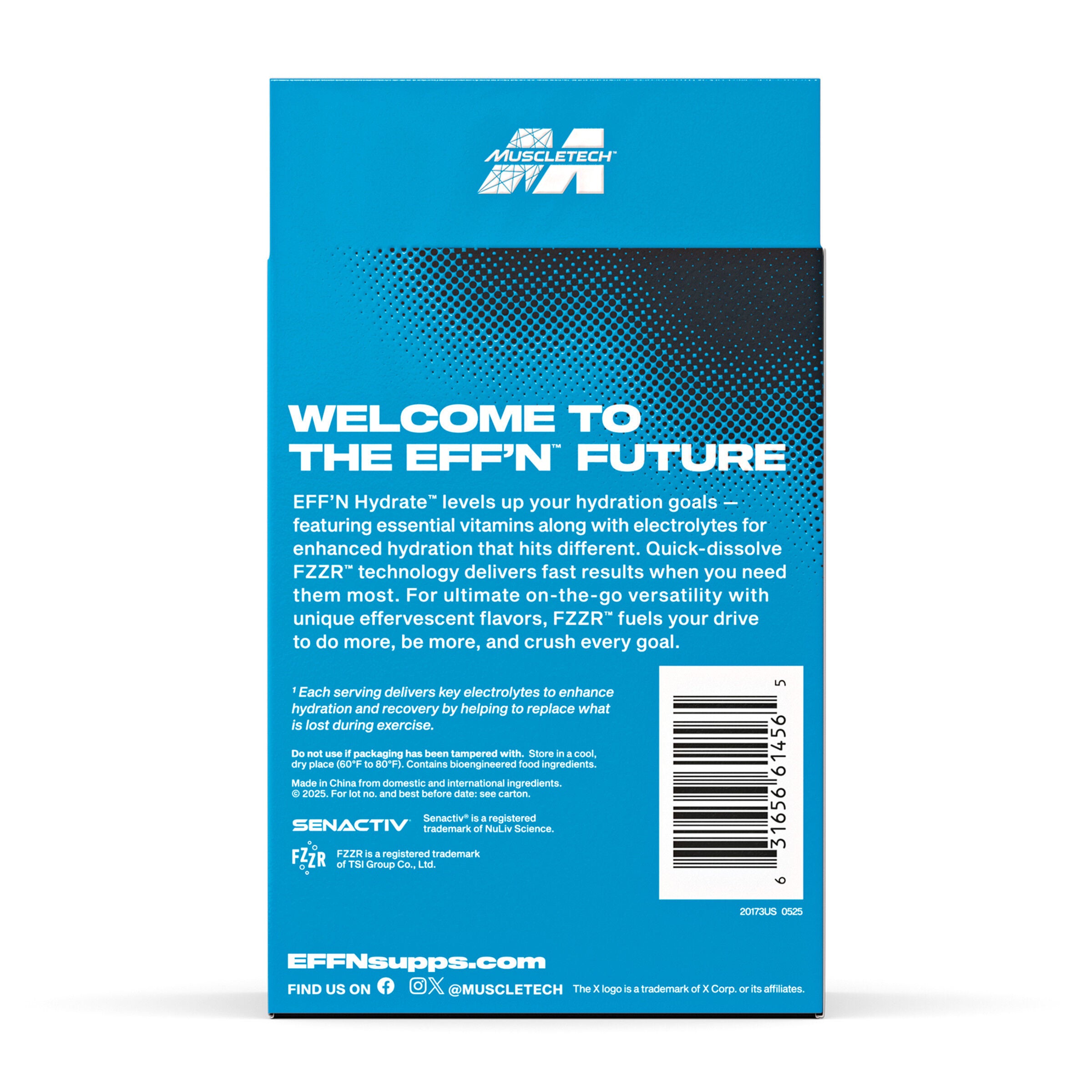 Eff'n Hydrate! - Lemonade Fizz - 20 Sachets (20 Servings)  | GNC