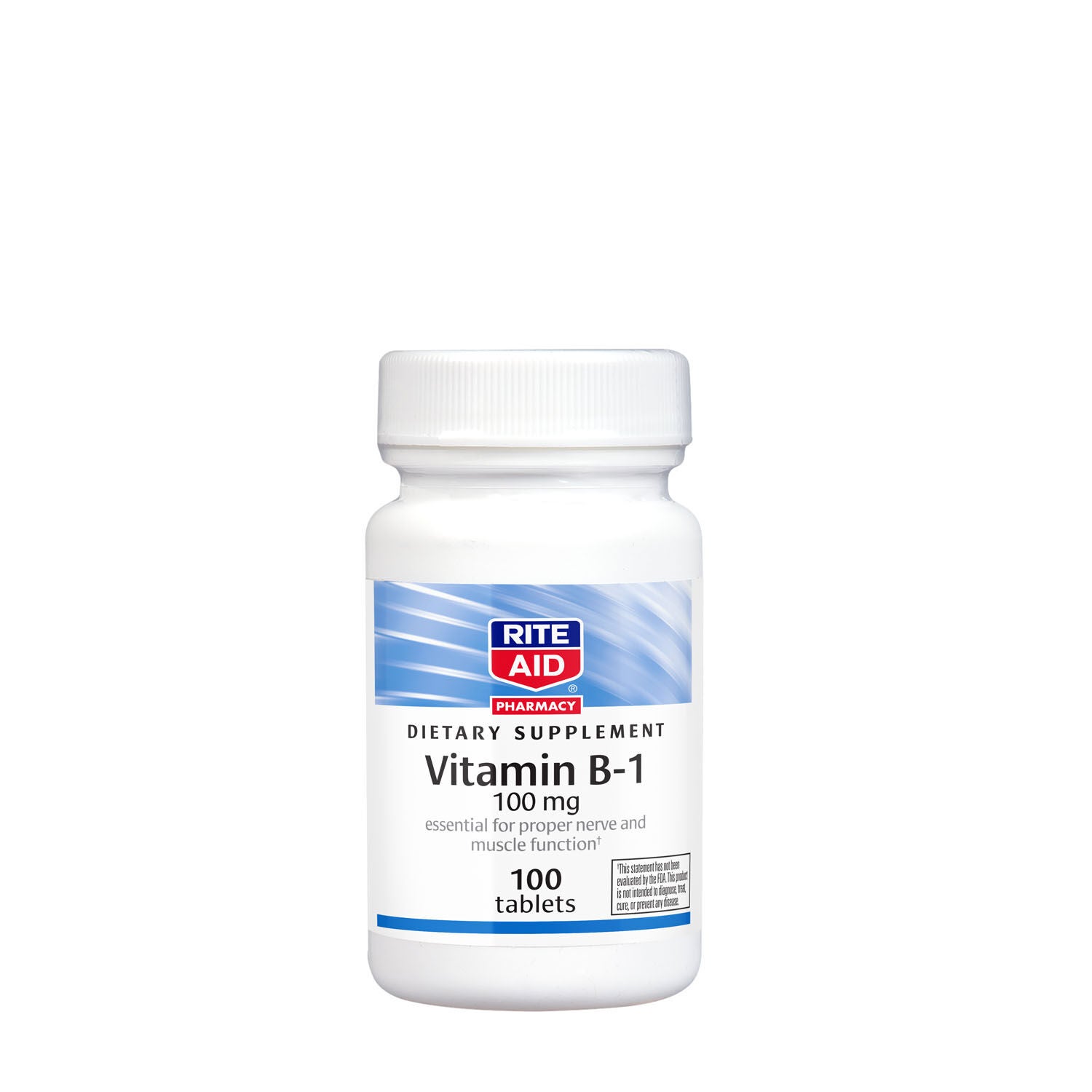 Vitamin B1 100 mg 100 Tablets (100 Servings) GNC