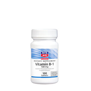 Vitamin B-1 100 mg - 100 Tablets &#40;100 Servings&#41;  | GNC