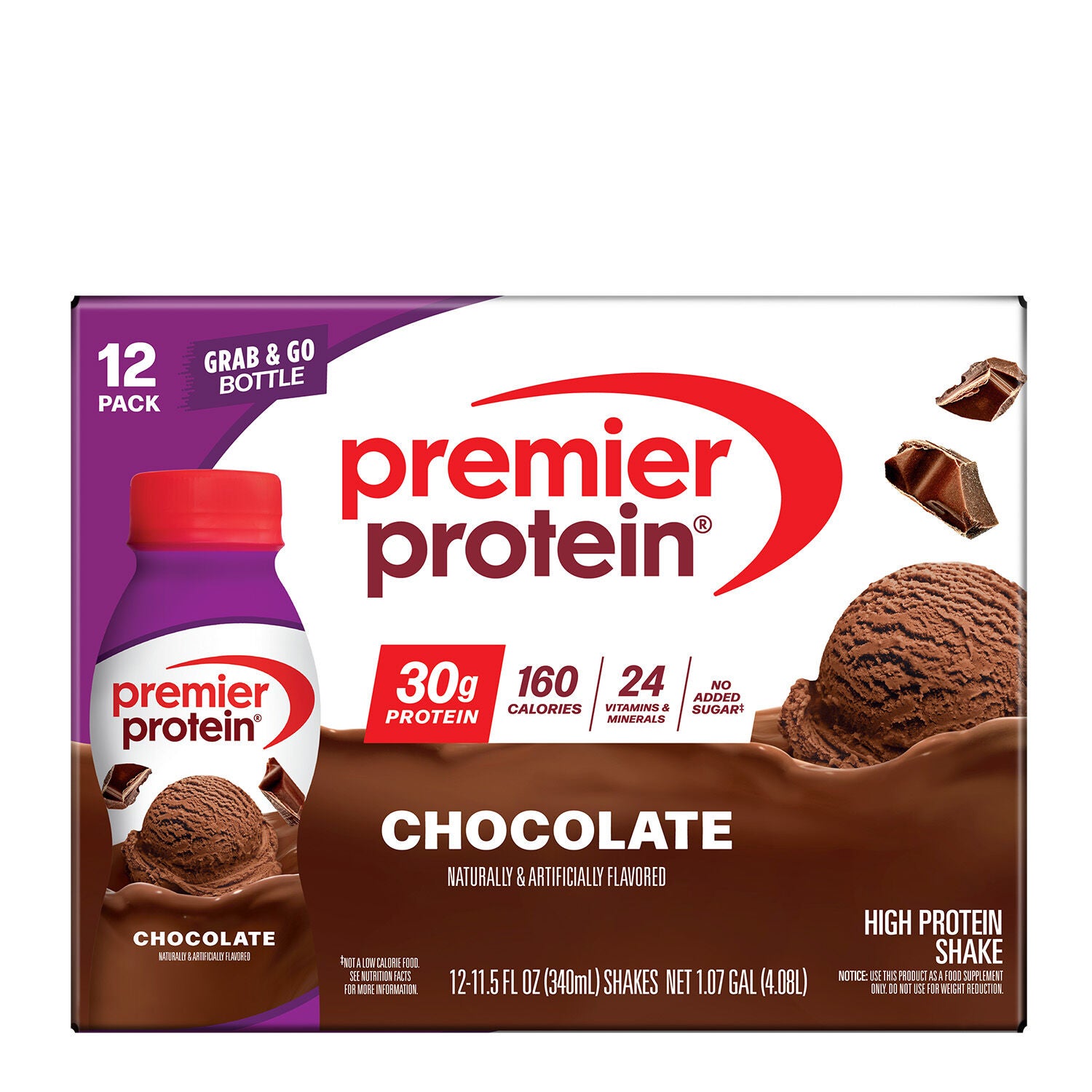 Protein Shake - Chocolate (12 Servings) Chocolate | GNC