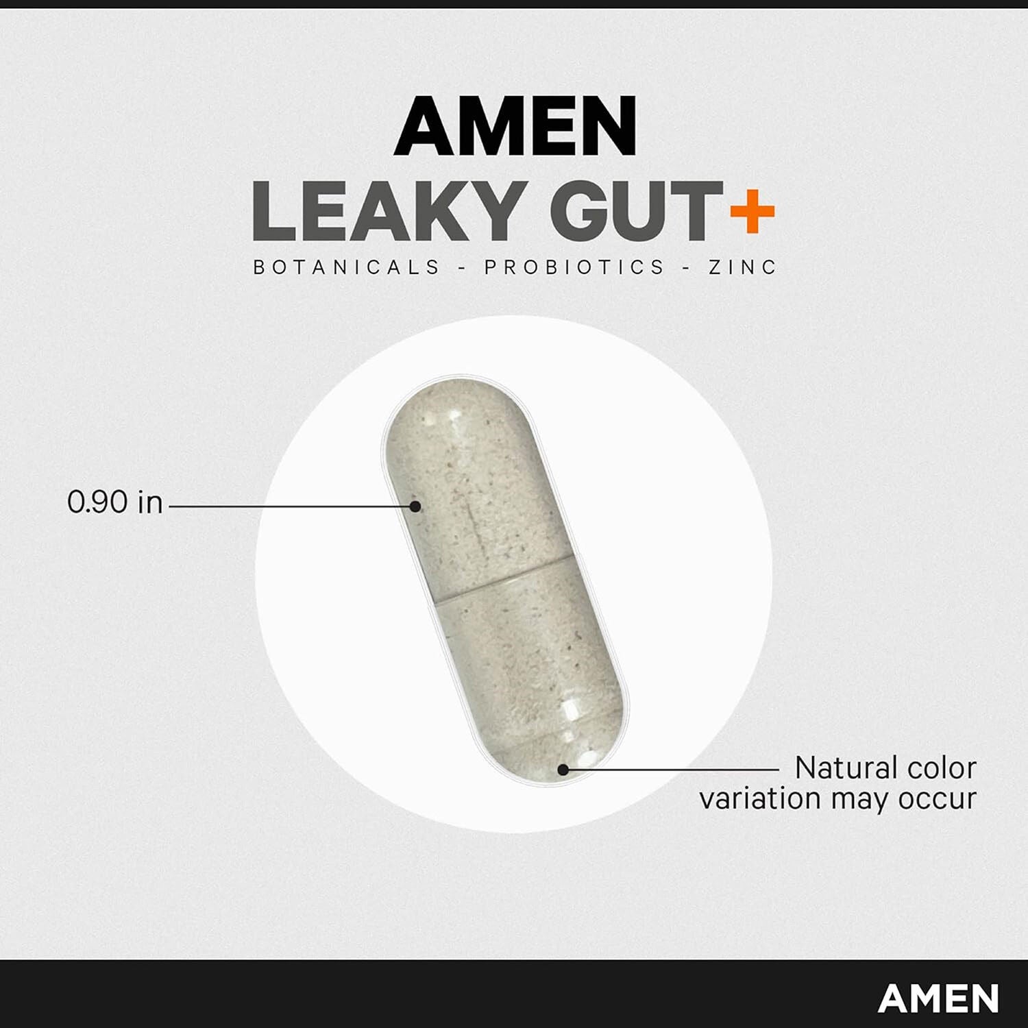 Amen Leaky Gut+ - 90 Veggie Capsules (30 Servings)  | GNC
