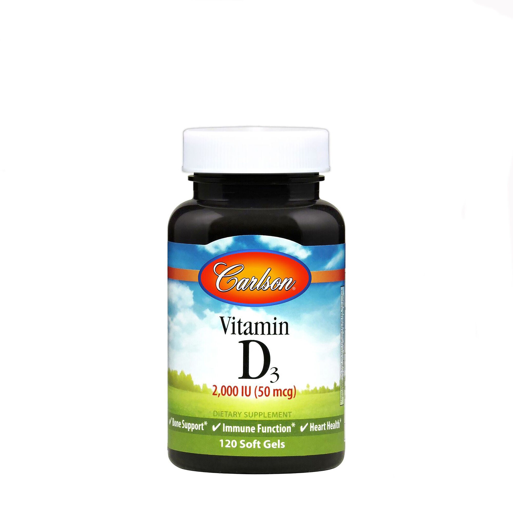 Carlson Vitamin D3 2 000 Iu Gnc