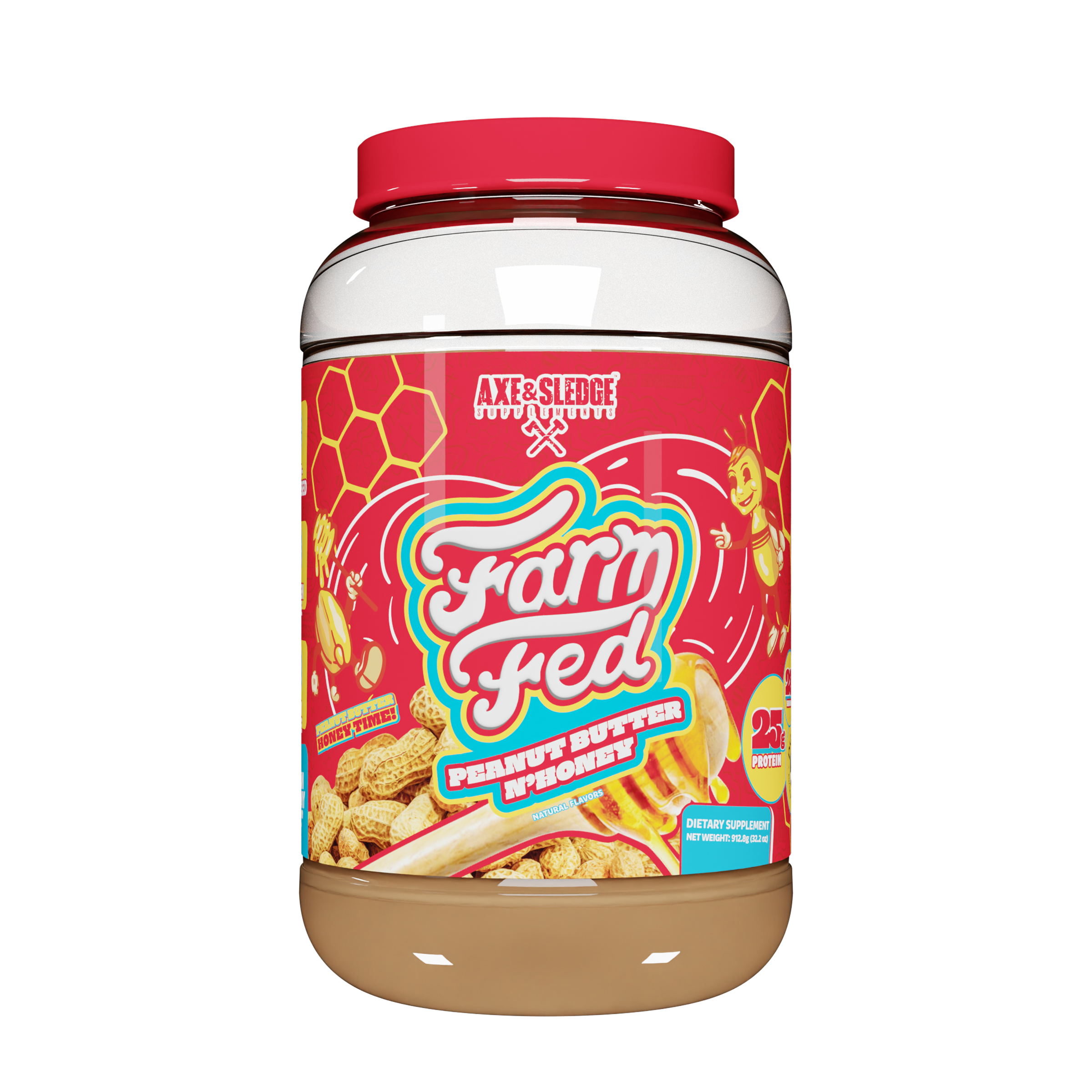 Farm Fed Protein - Peanut Butter N'Honey (28 Servings) Peanut Butter N' Honey | GNC