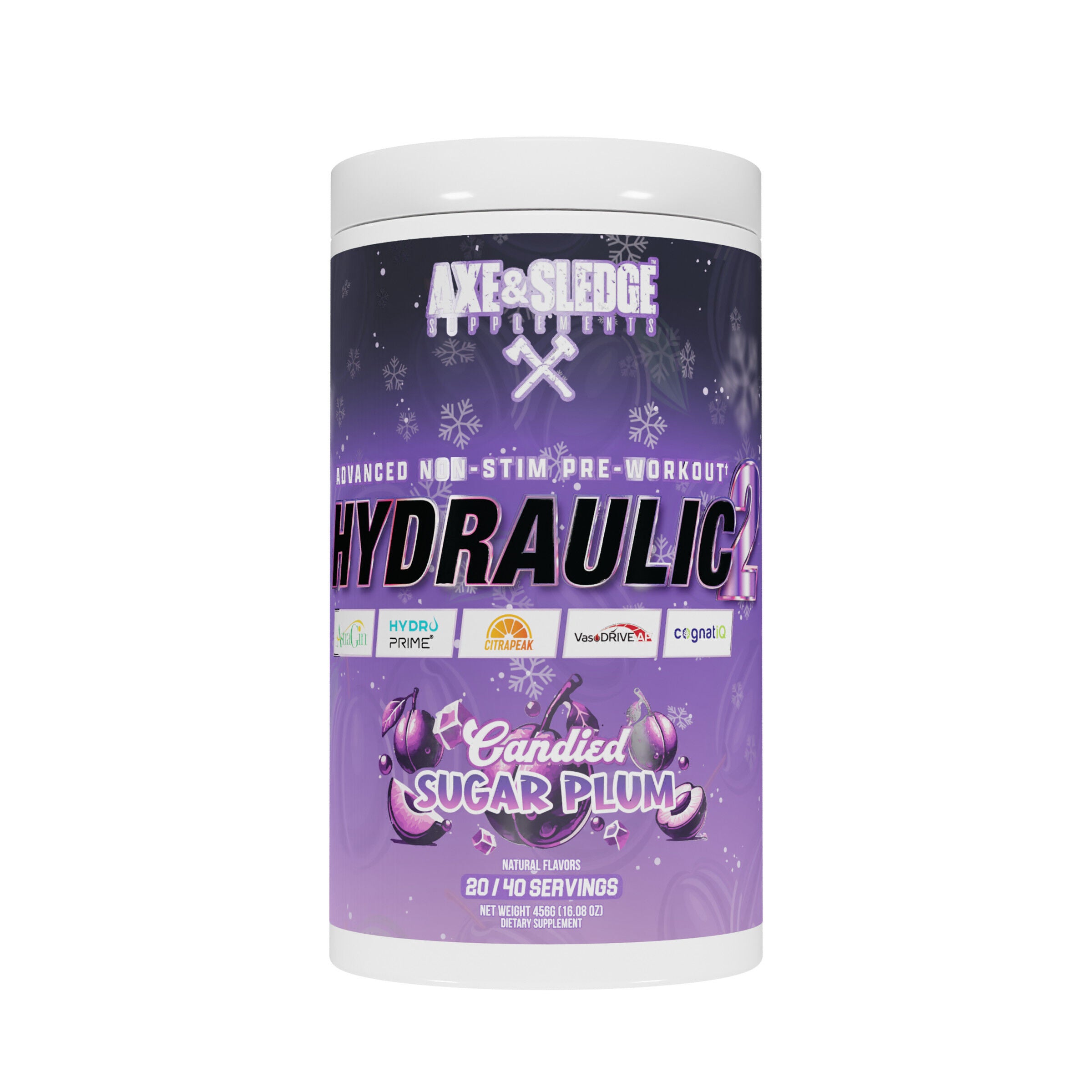 Hydraulic 2 Non-Stim Pre-Workout - Candied Sugar Plum (40 Servings) Candied Sugar Plum | GNC