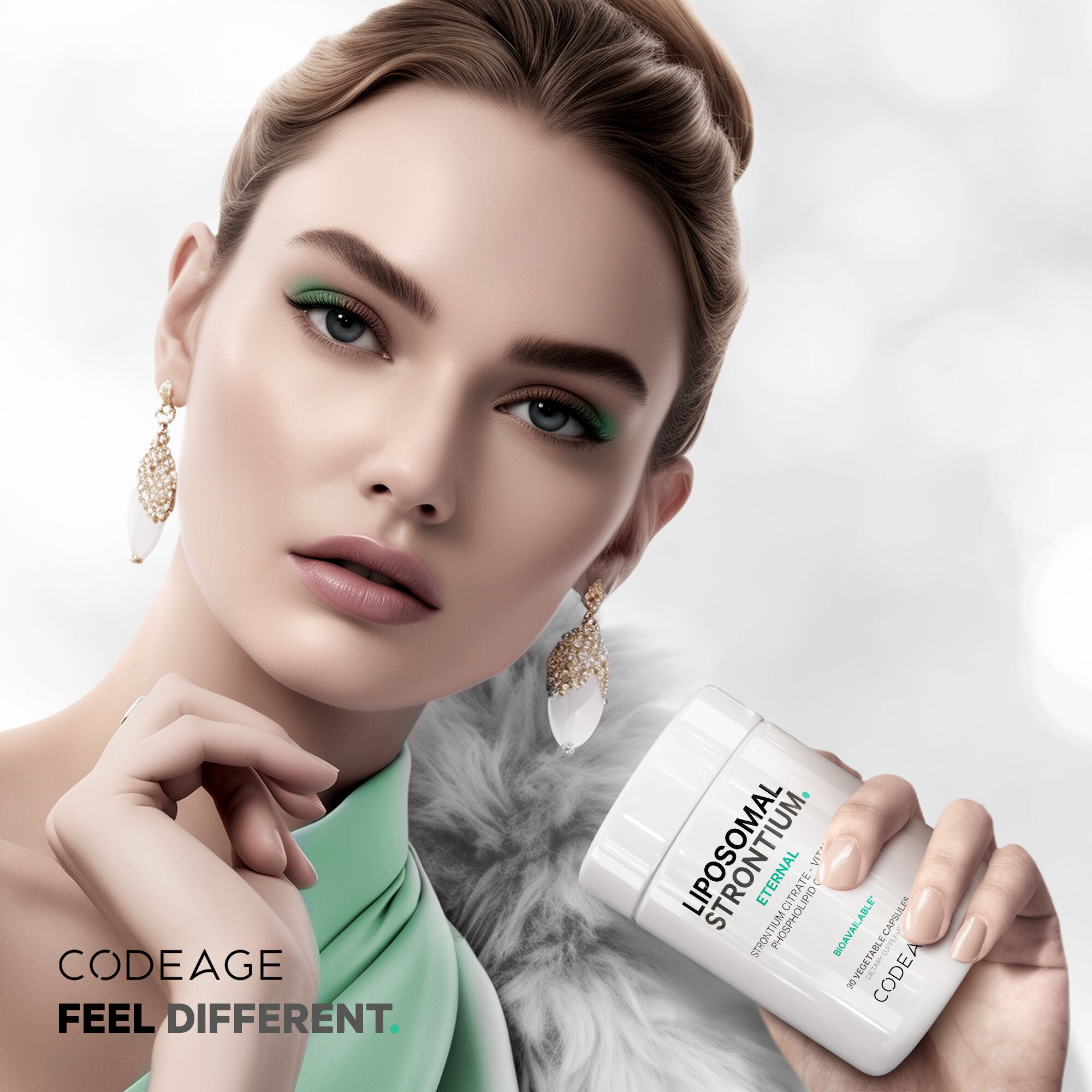 Liposomal Strontium - 90 Vegetable Capsules (30 Servings)  | GNC