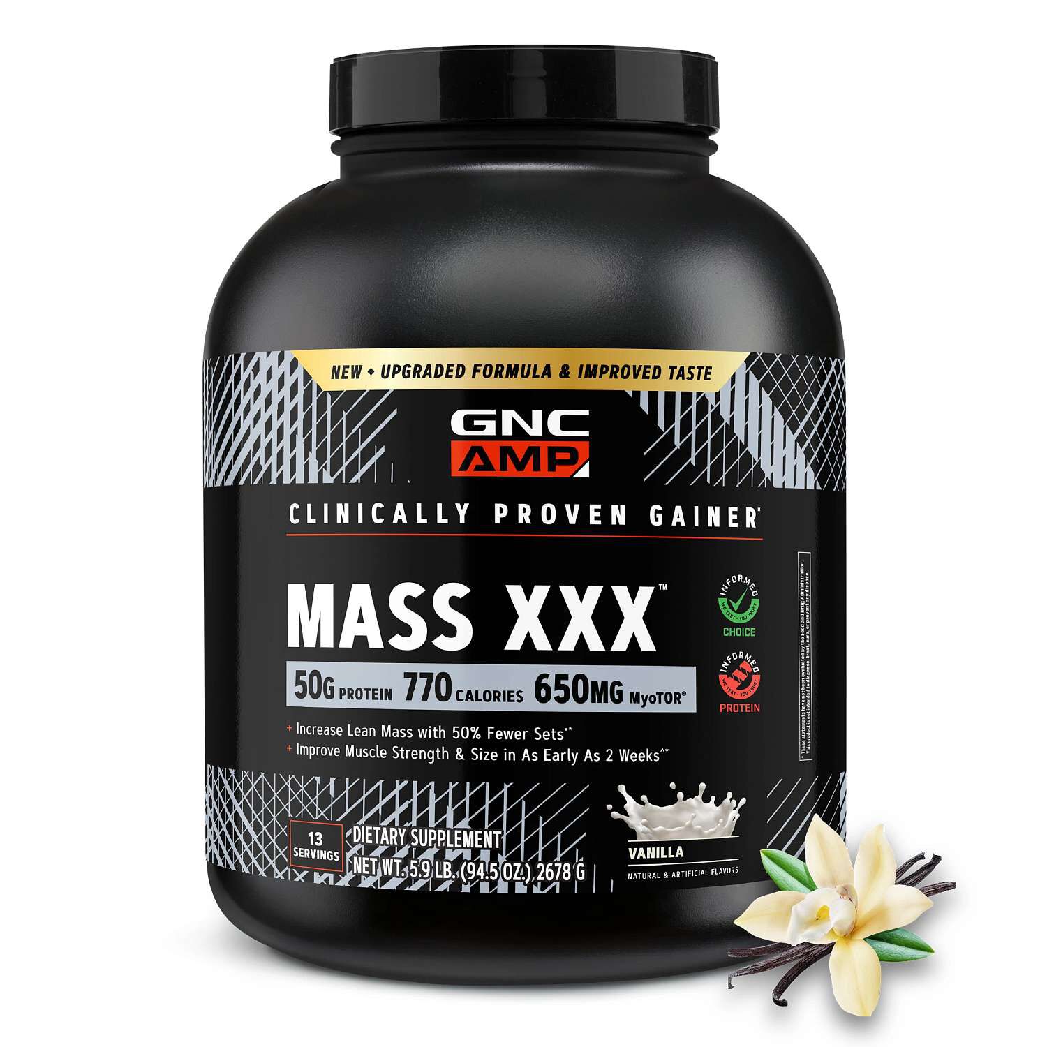 Mass XXX&trade; with MyoTor&reg;  - Vanilla (13 Servings)