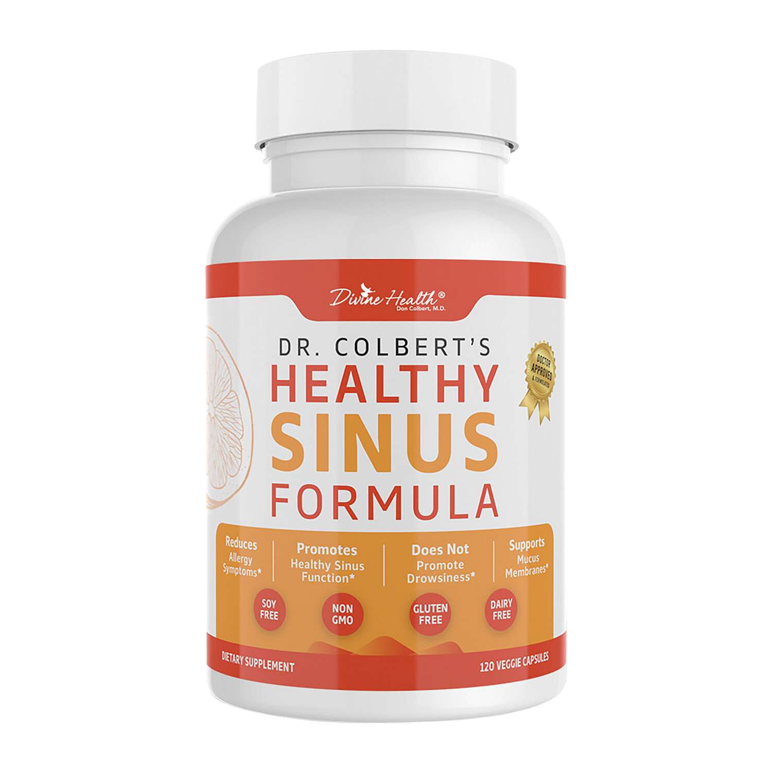 Divine Health® - Healthy Sinus and Allergy Formula - 120 Veggie