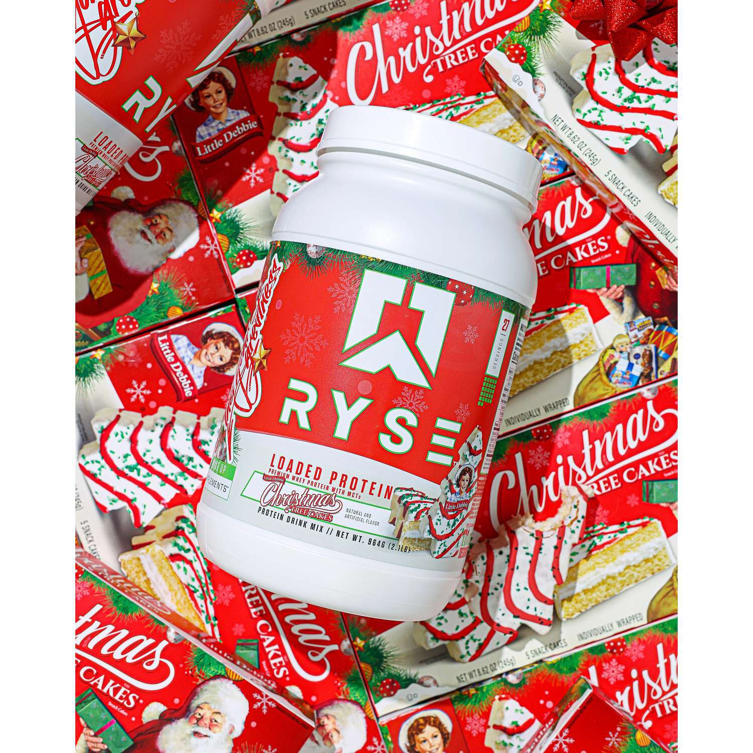 Loaded Protein - Little Debbie Christmas Tree Cakes (27 Servings) Little Debbie Christmas Tree Cakes | GNC