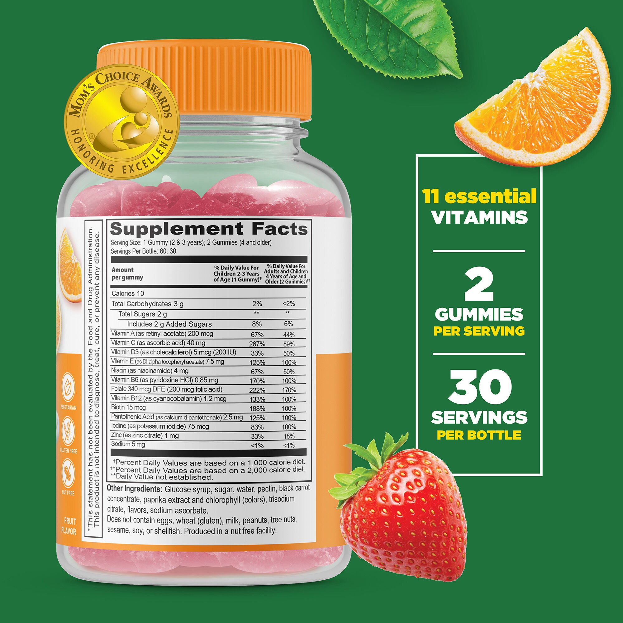Kids Multivitamin -  60 Gummies (30 Servings)  | GNC
