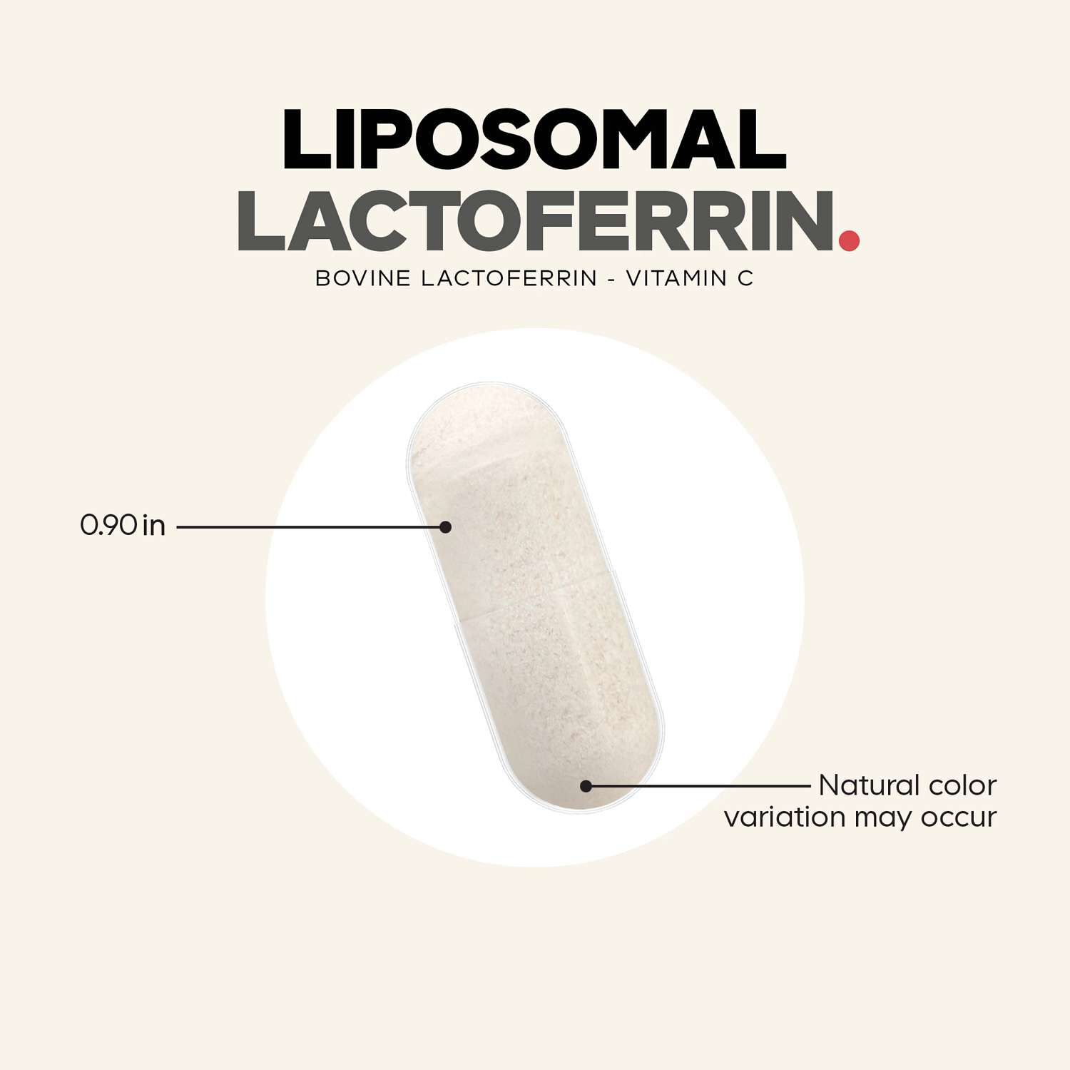 Liposomal Lactoferrin+ - 60 Capsules (60 Servings)  | GNC