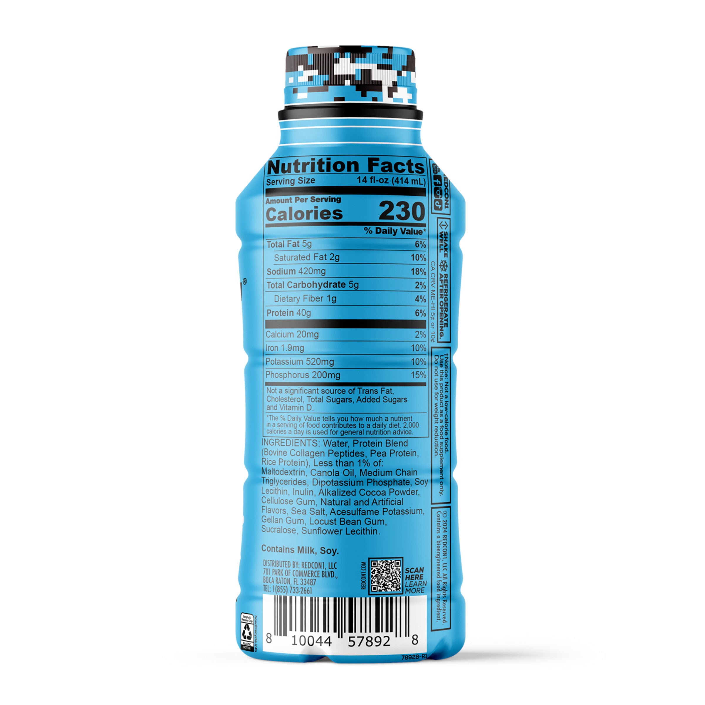 MRE Whole Food Protein RTD - Cookies & Cream - 14 fl oz. (12 Bottles)