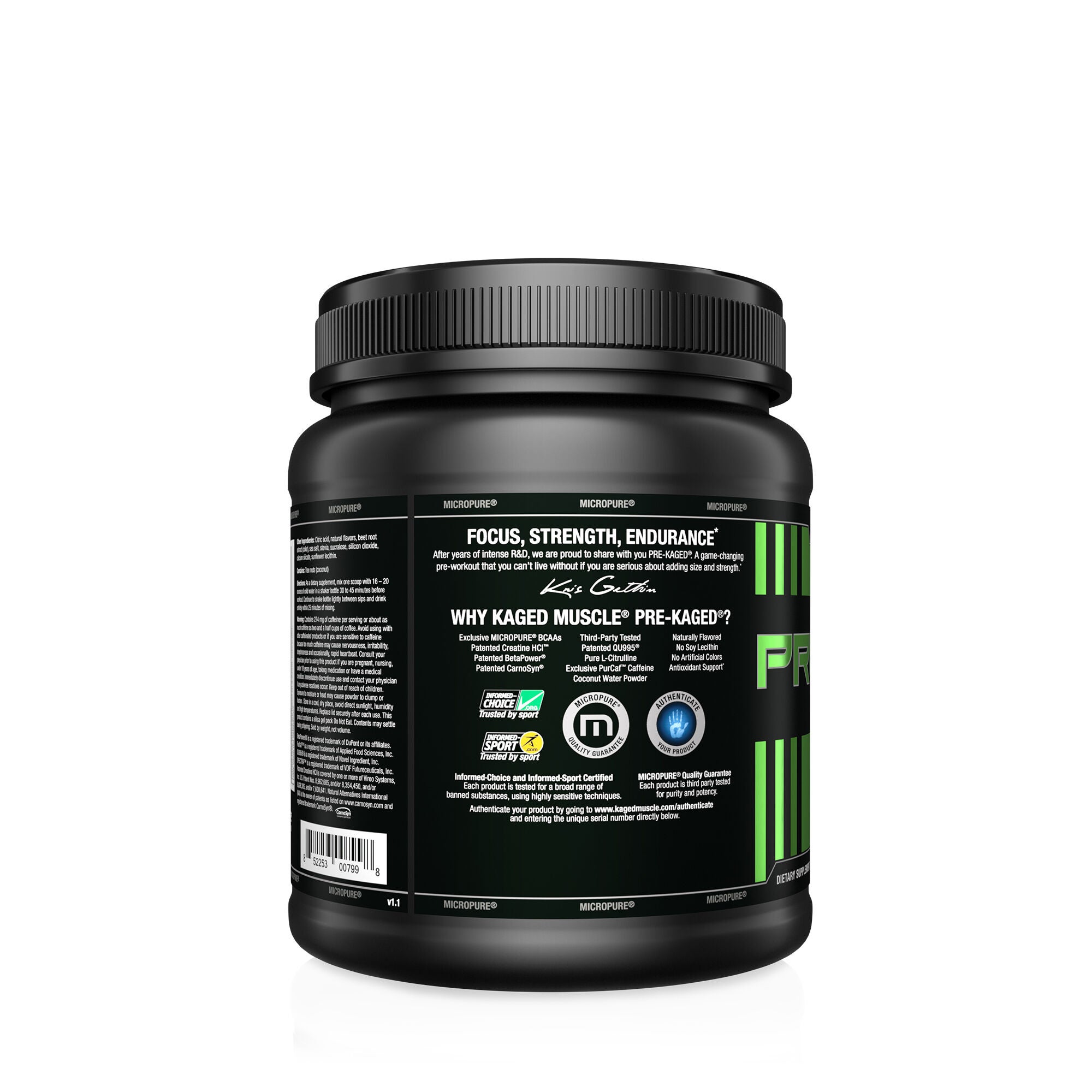 217596 Kaged Muscle® Kaged Muscle® PreKaged® Berry Blast is a game