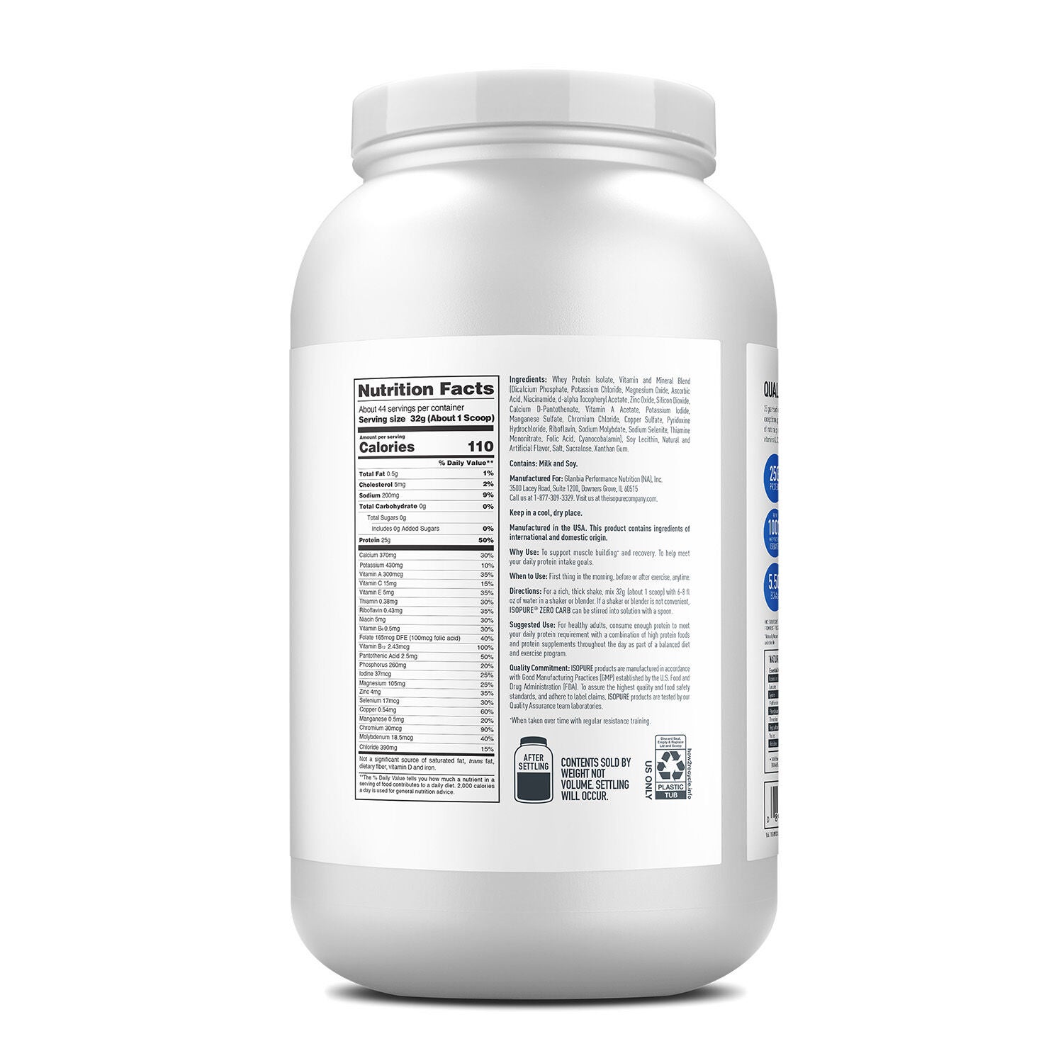 Zero Carb - Creamy Vanilla &#40;44 Servings&#41; Creamy Vanilla | GNC