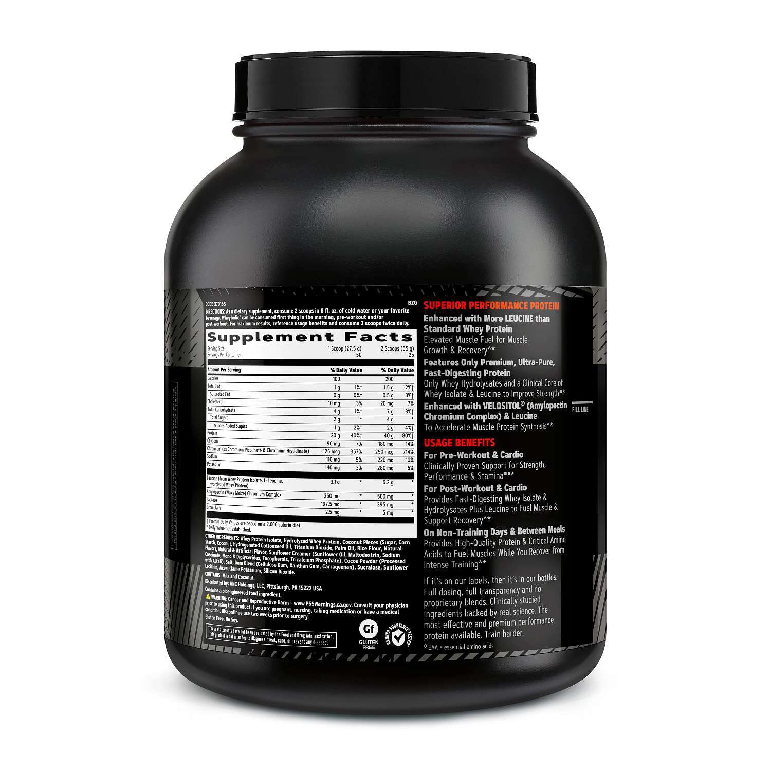 Wheybolic&trade; - Coconut Caramel (25 Servings) Coconut Caramel | GNC