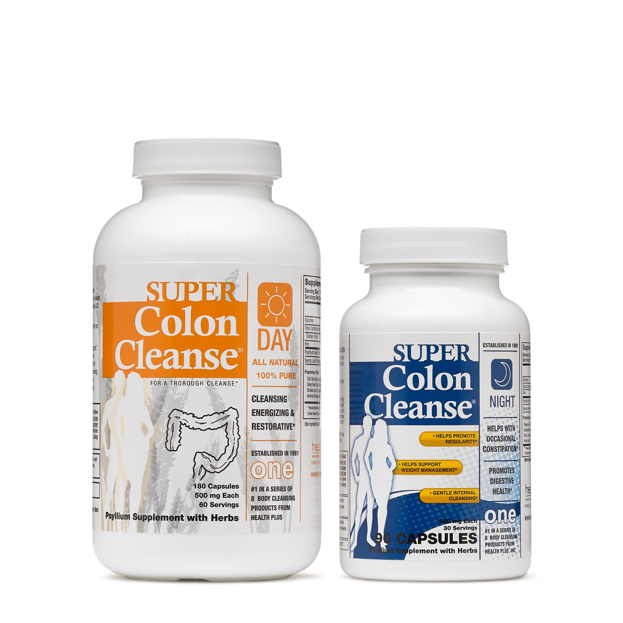 Health Plus® Inc. Super Colon Cleanse® Day & Night | GNC Health Plus® Inc. Super Colon Cleanse® Day & Night | GNC