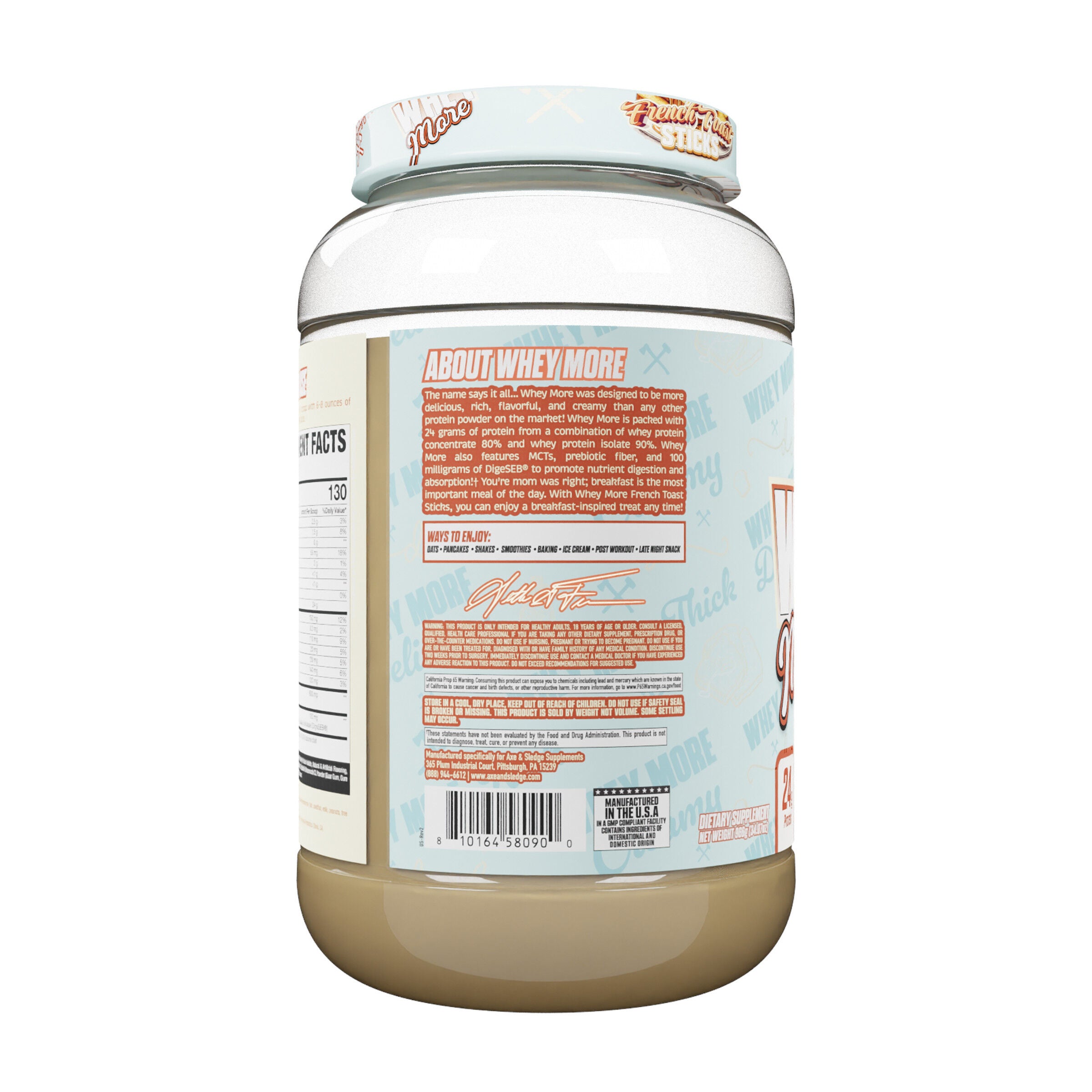 Whey More - French Toast Sticks (30 Servings)  | GNC