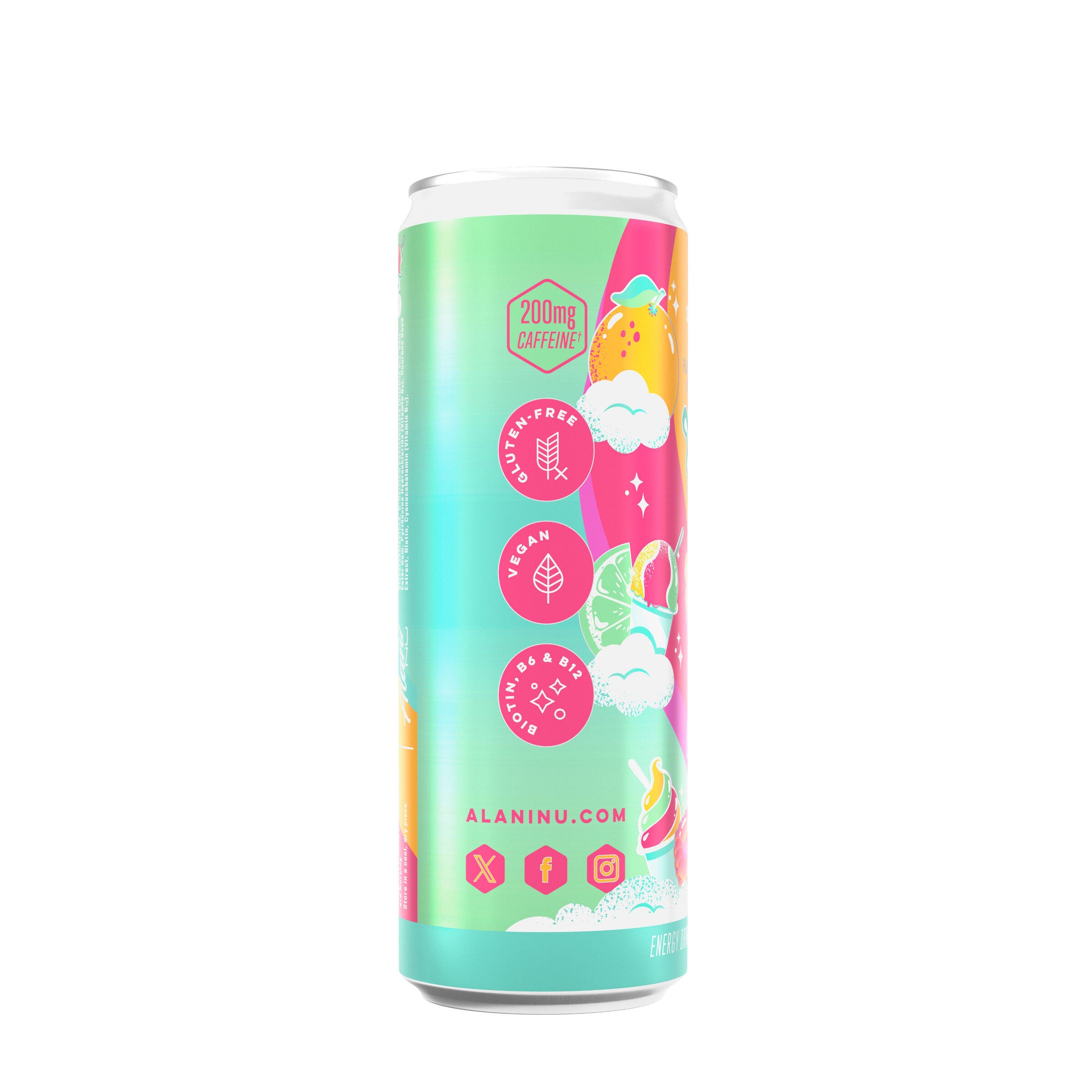 Energy Drink - Blue Slush 12 oz. (12 Cans)