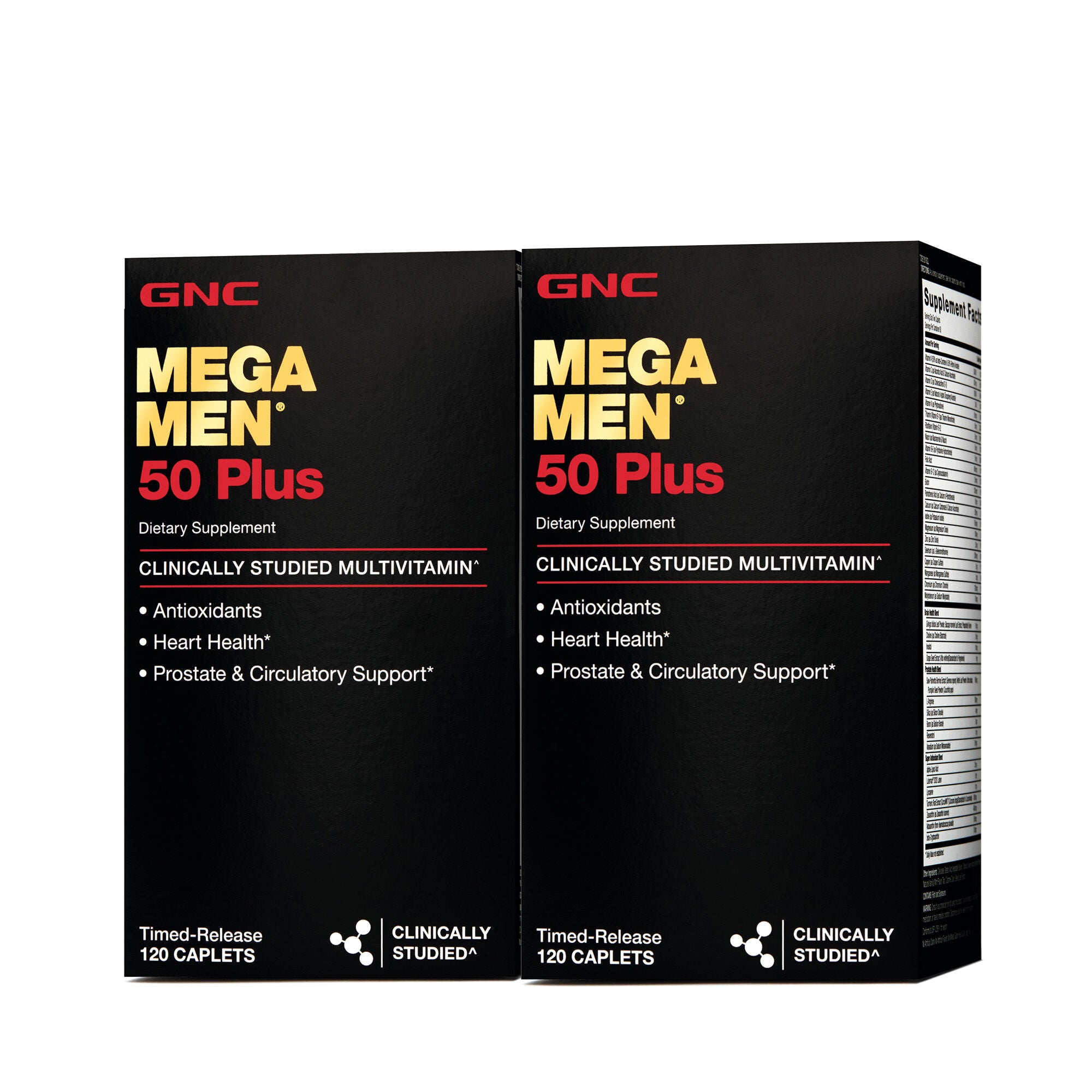 2 Pack of GNC Mega Men 50 Plus - Men Multivitamin