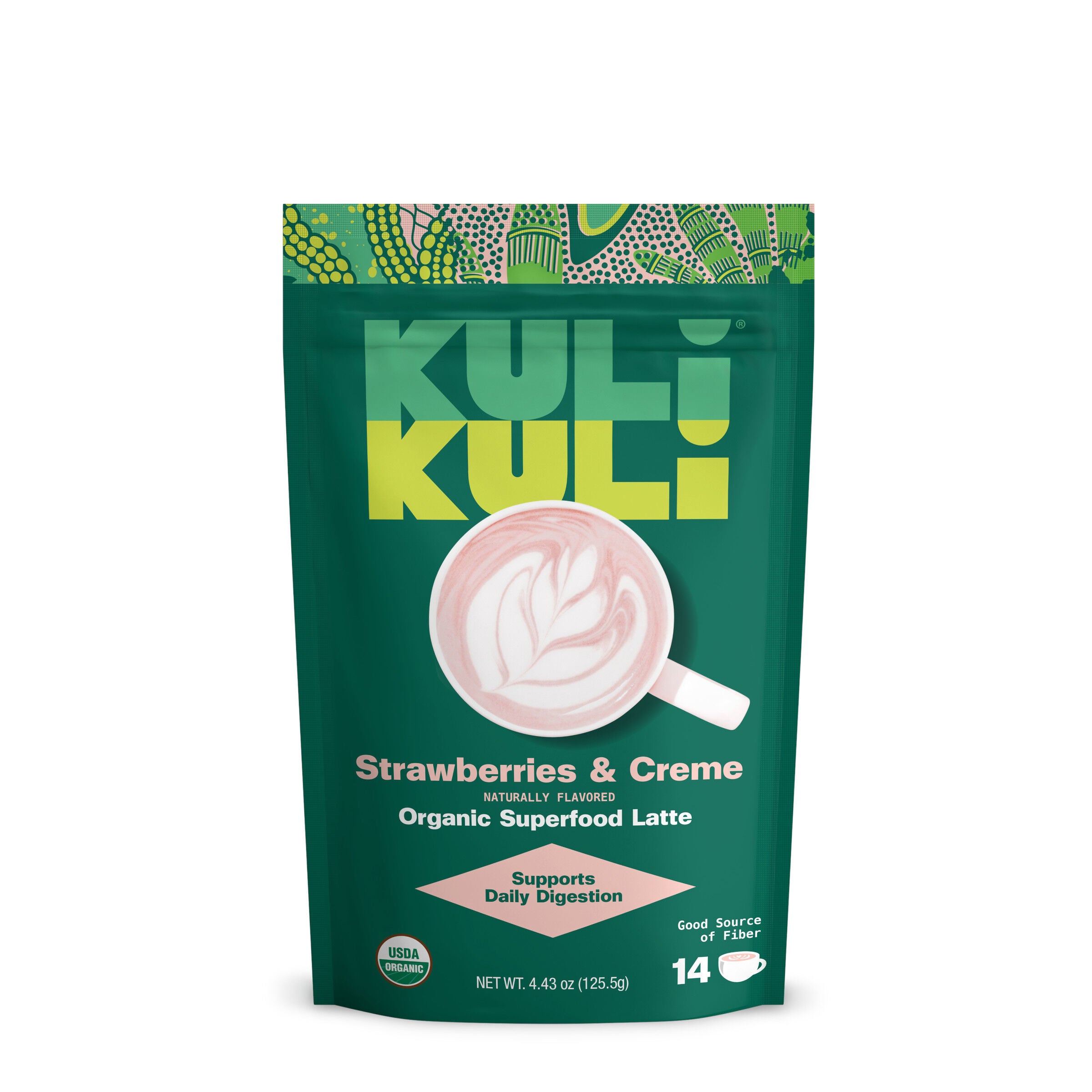 Organic Superfood Latte - Strawberries &amp; Creme - 4.43 oz (14 Servings)  | GNC