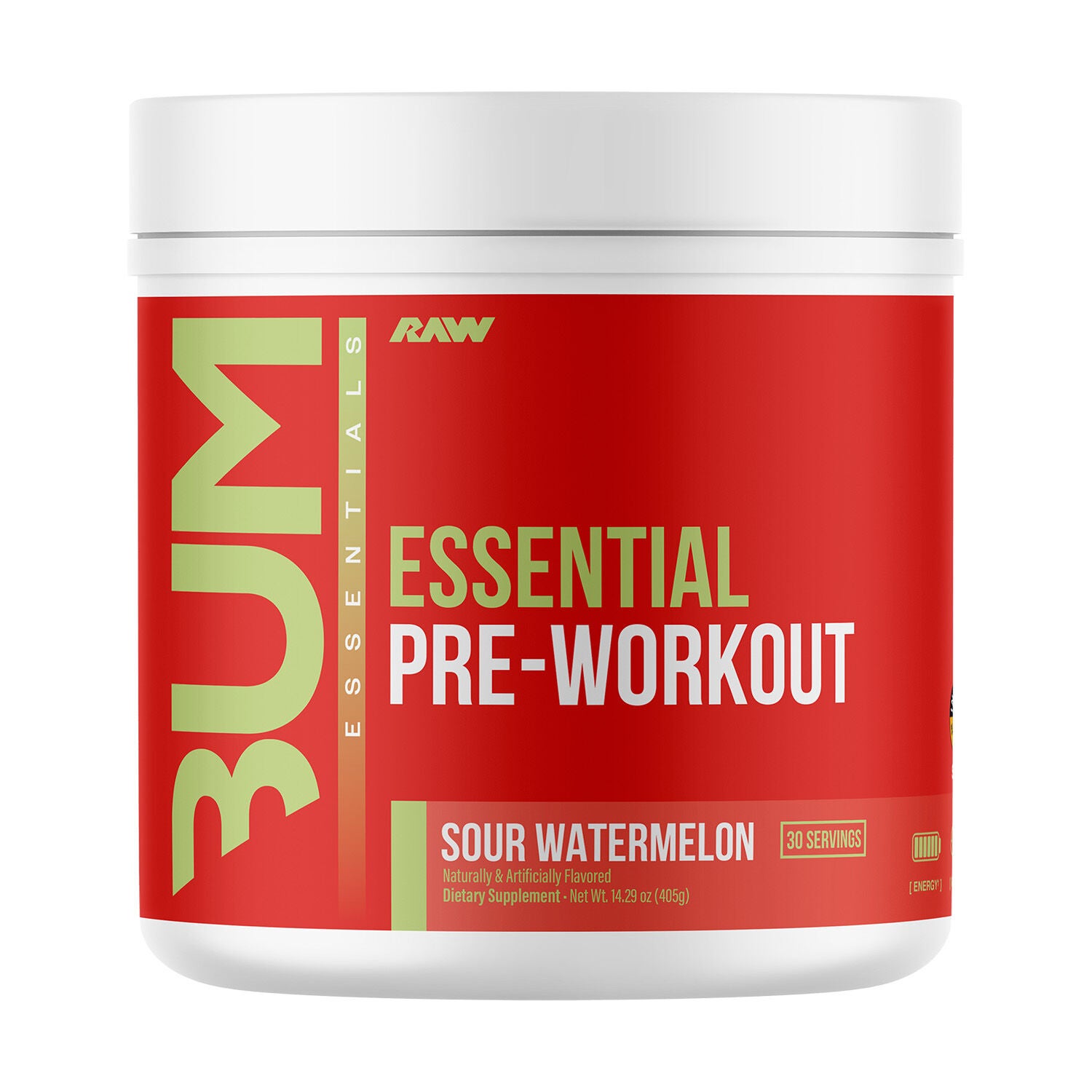 Essential Pre-Workout - Sour Watermelon (30 Servings)  | GNC