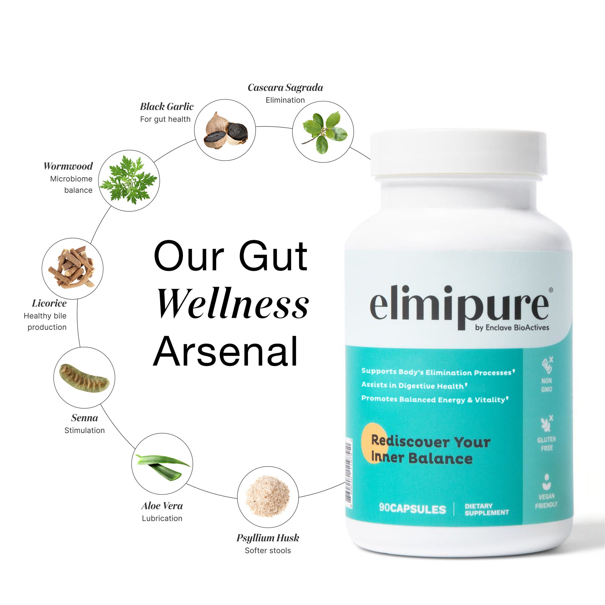 Elimipure - 90 Capsules (30 Servings)  | GNC