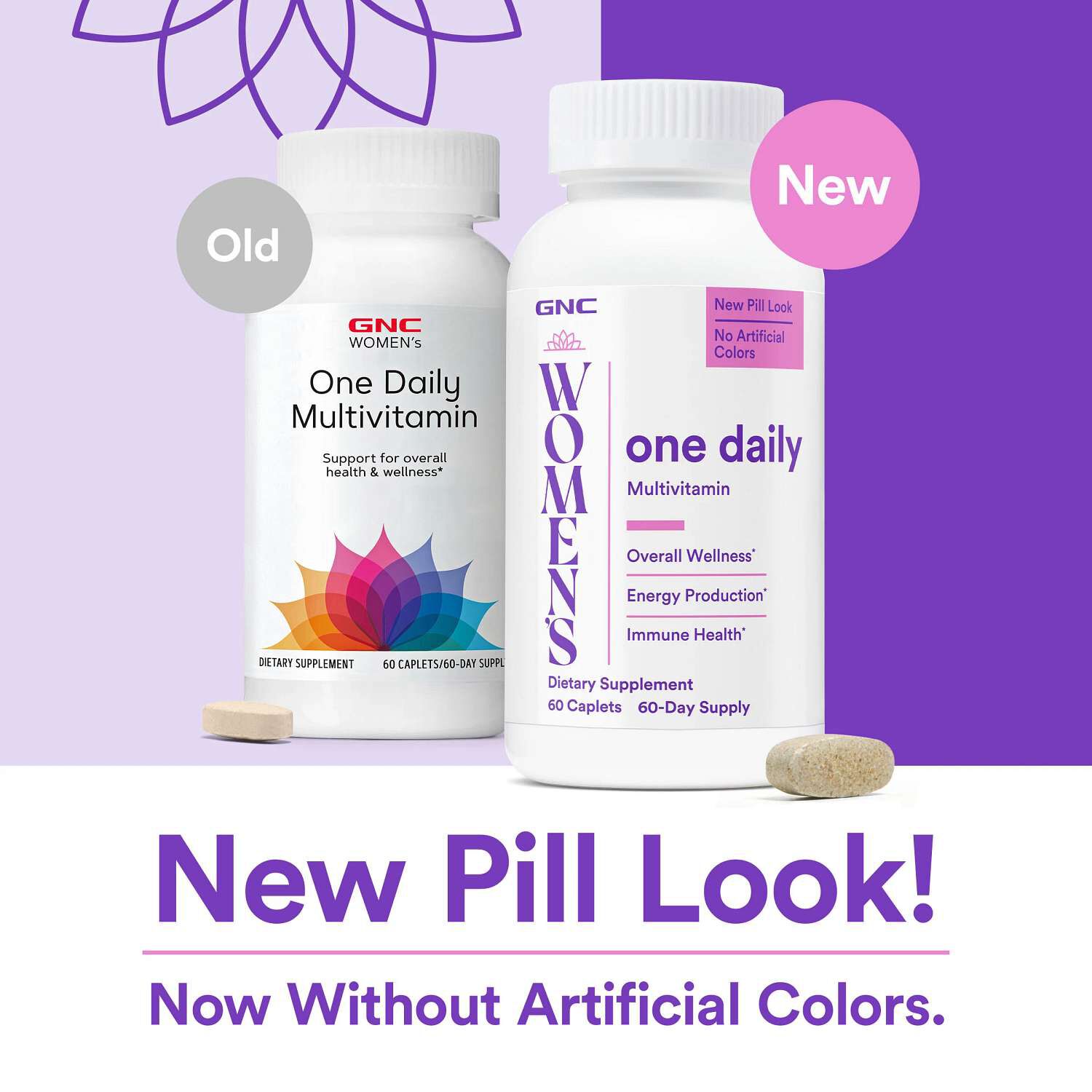 Womens One Daily Multivitamin - 60 Caplets (60 Servings)  | GNC
