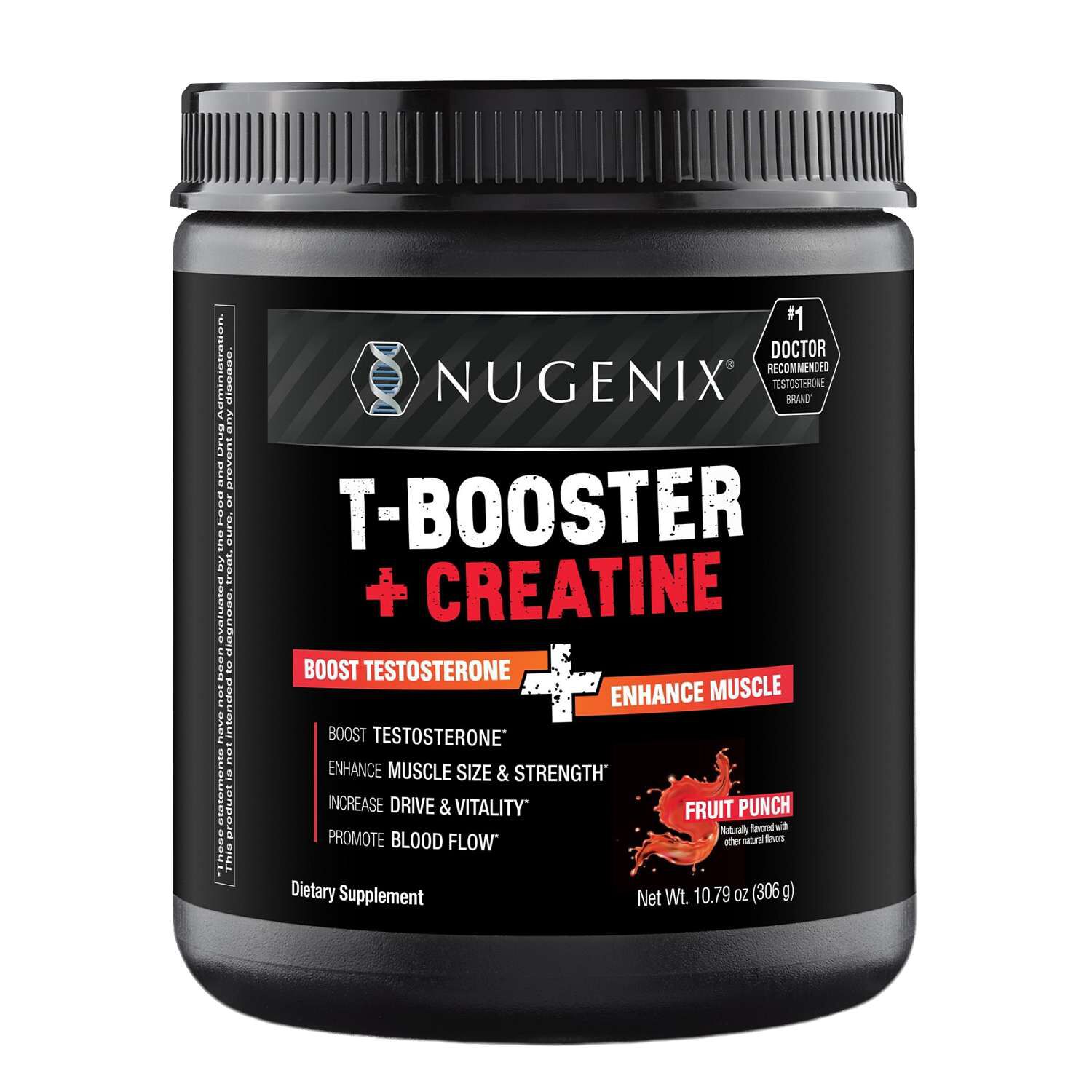 T-Booster + Creatine - Fruit Punch (30 Servings)