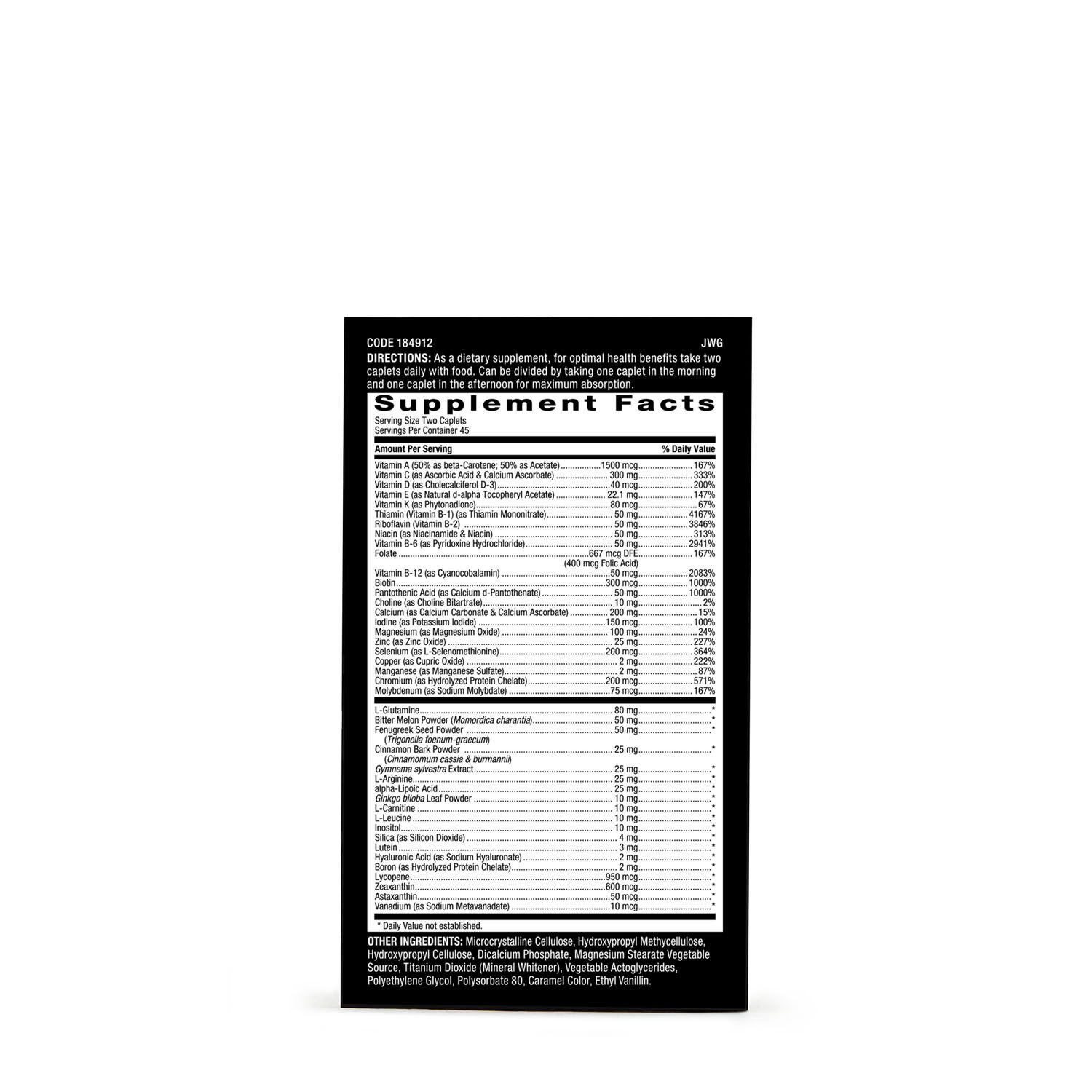 Diabetic Support - 90 Caplets (45 Servings)  | GNC