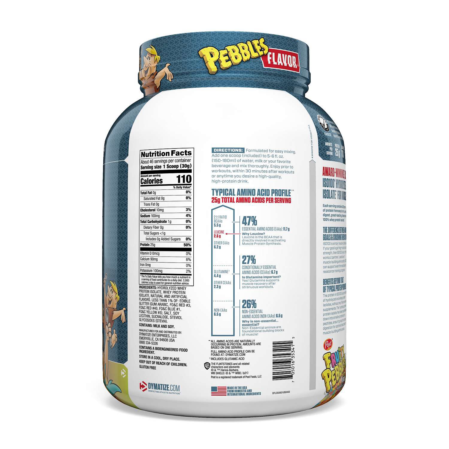 ISO100 Hydrolyzed - Fruity Pebbles (46 Servings)