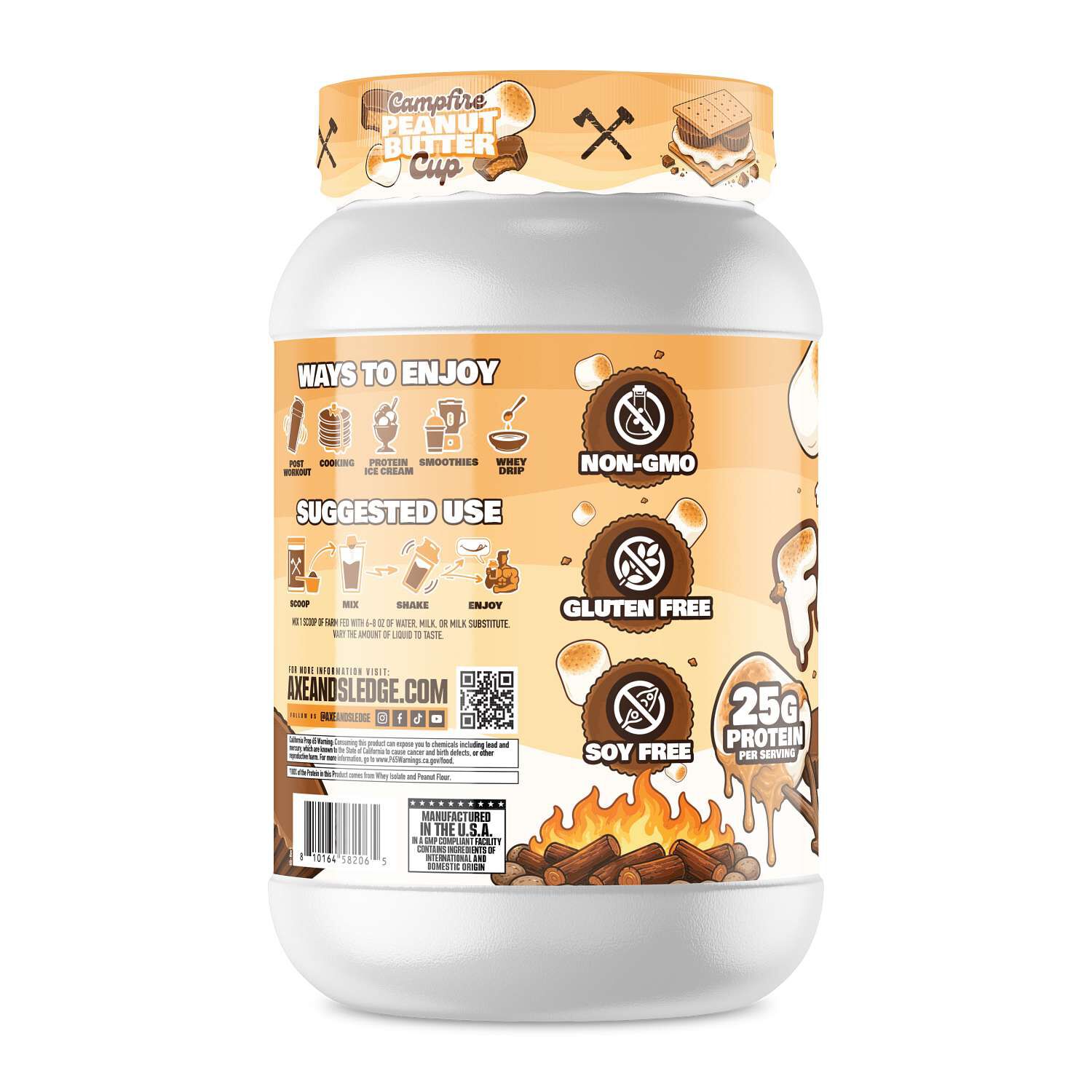 Farm Fed Protein - Campfire Peanut Butter Cup (25 Servings)