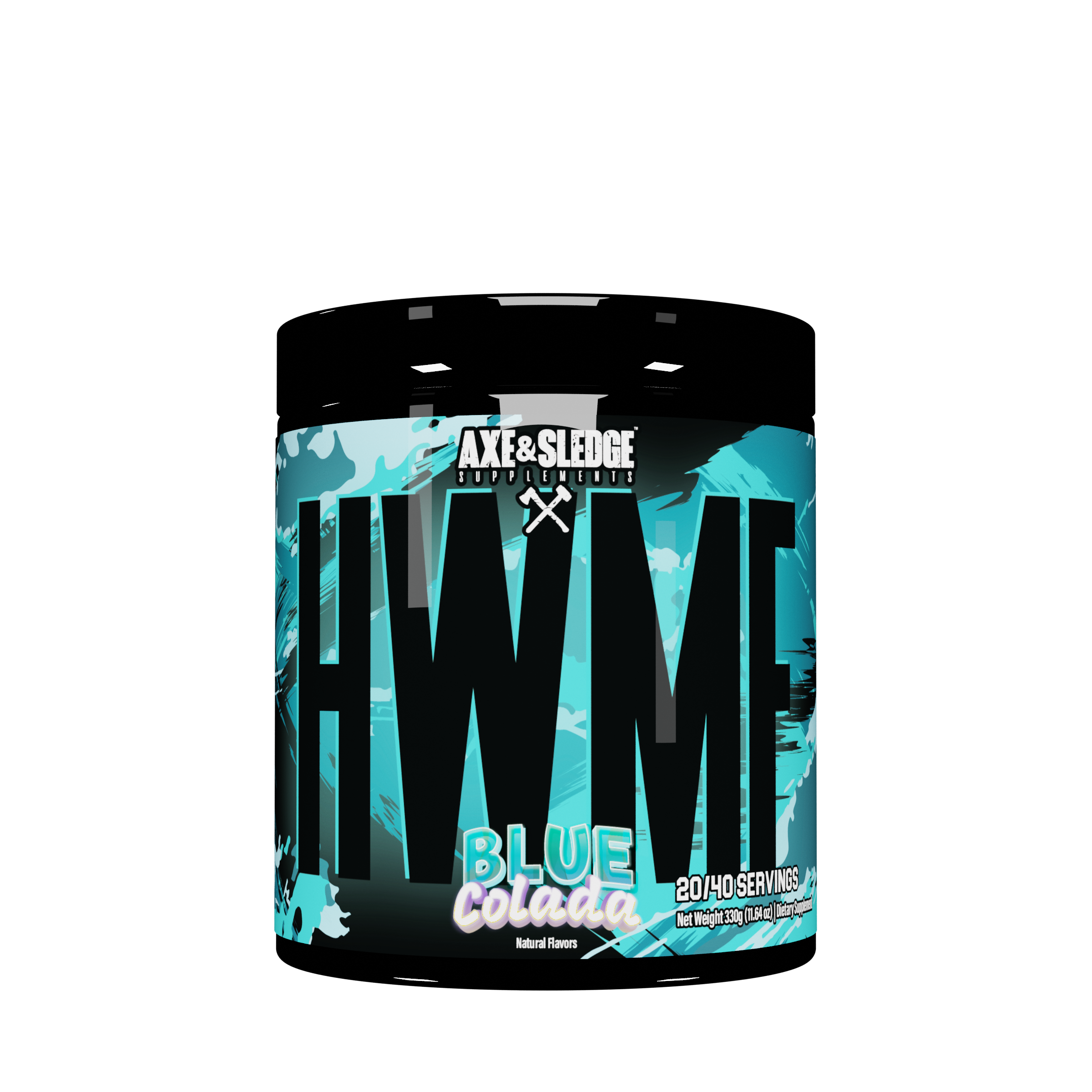HWMF High Stim Pre-Workout - Blue Colada (40 Servings)