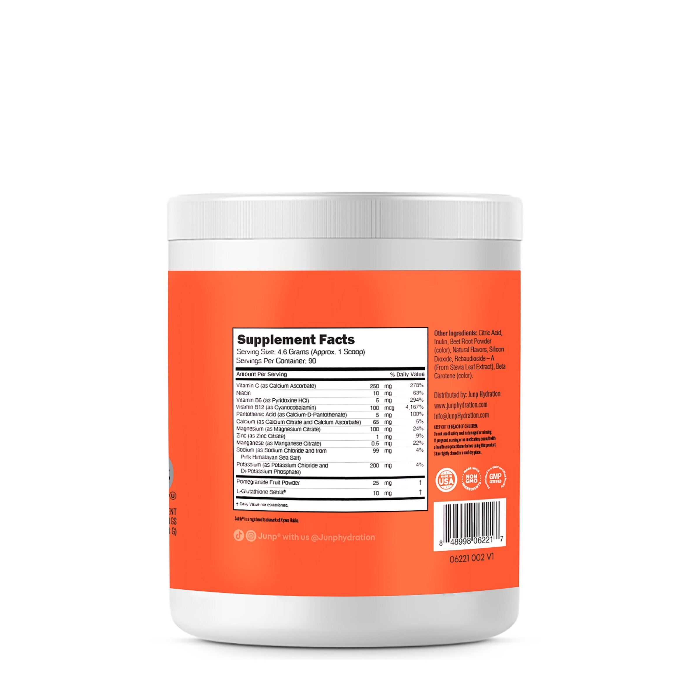 Junp® - Electrolyte Powder Mix - Peach (90 Servings) | GNC
