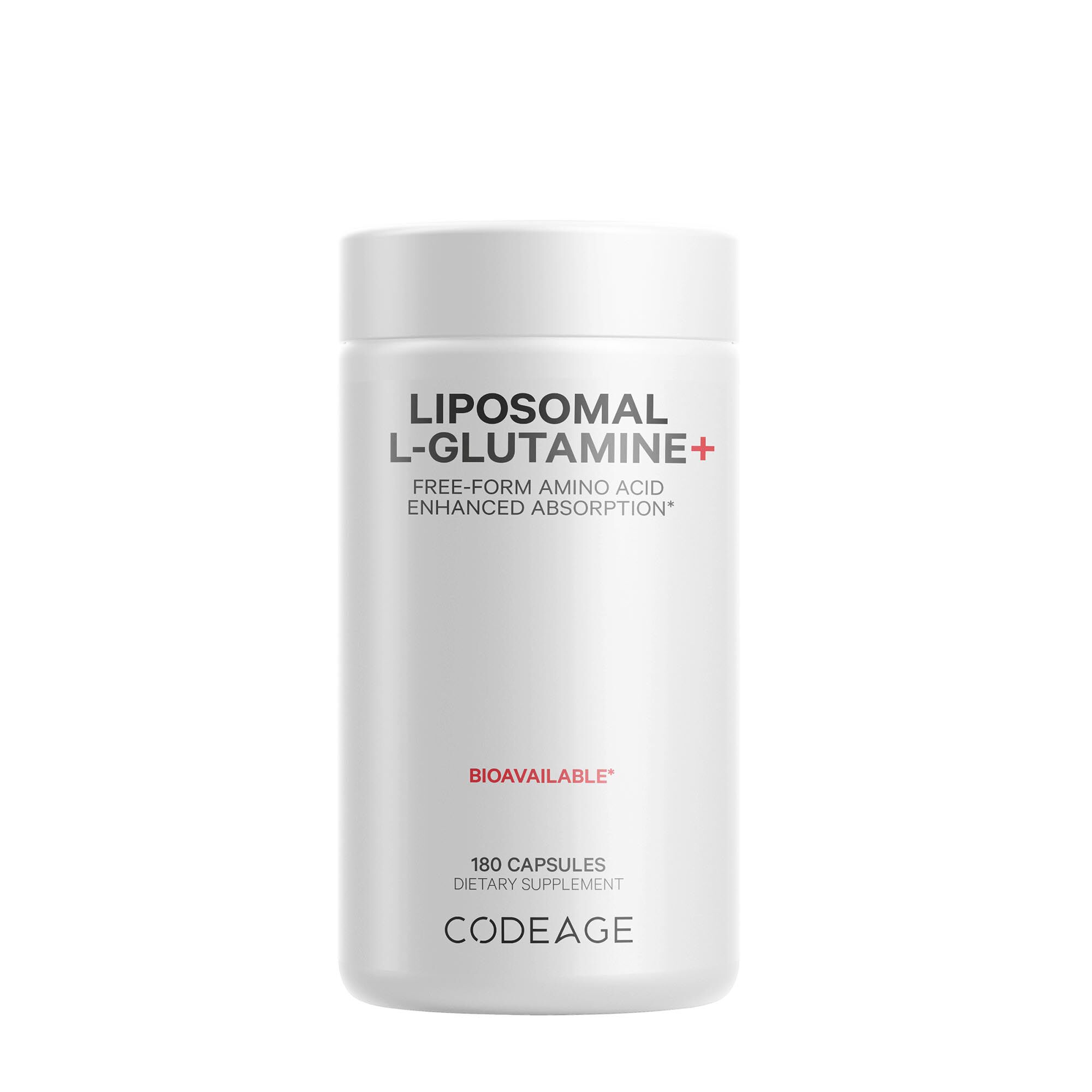Liposomal L-Glutamine+ - 180 Capsules (90 Servings)  | GNC