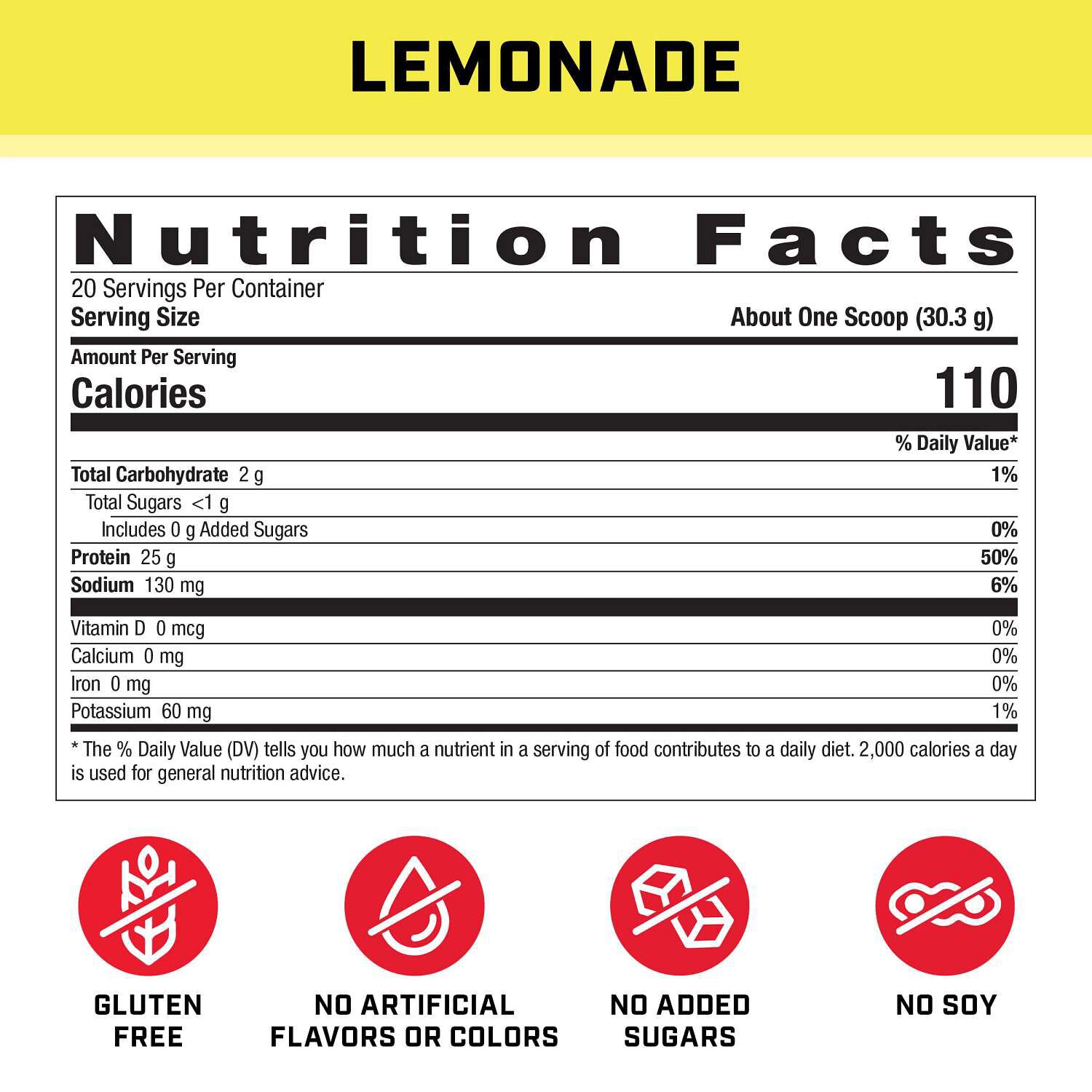 Clear Whey Protein - Lemonade (20 Servings)