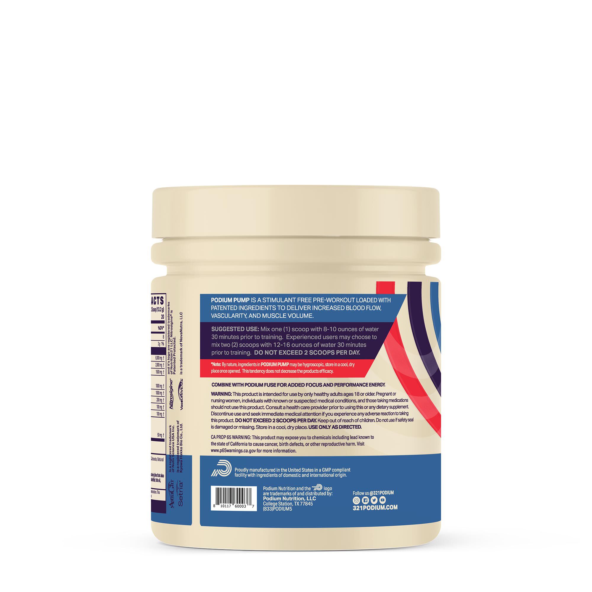 PUMP Non-Stim Pre - Neutral (40 Servings) Neutral | GNC