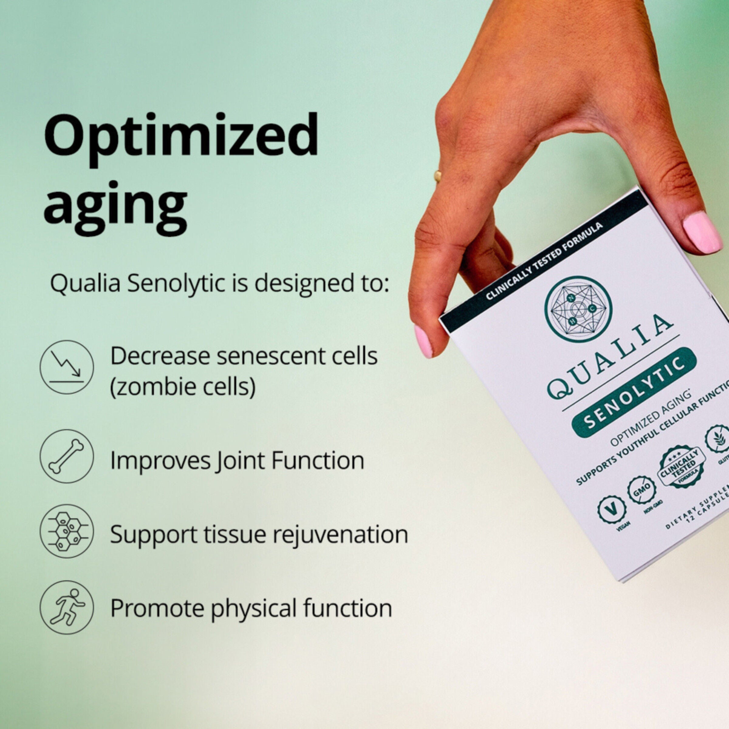 Qualia Senolytic - 12 Capsules (2 Servings)