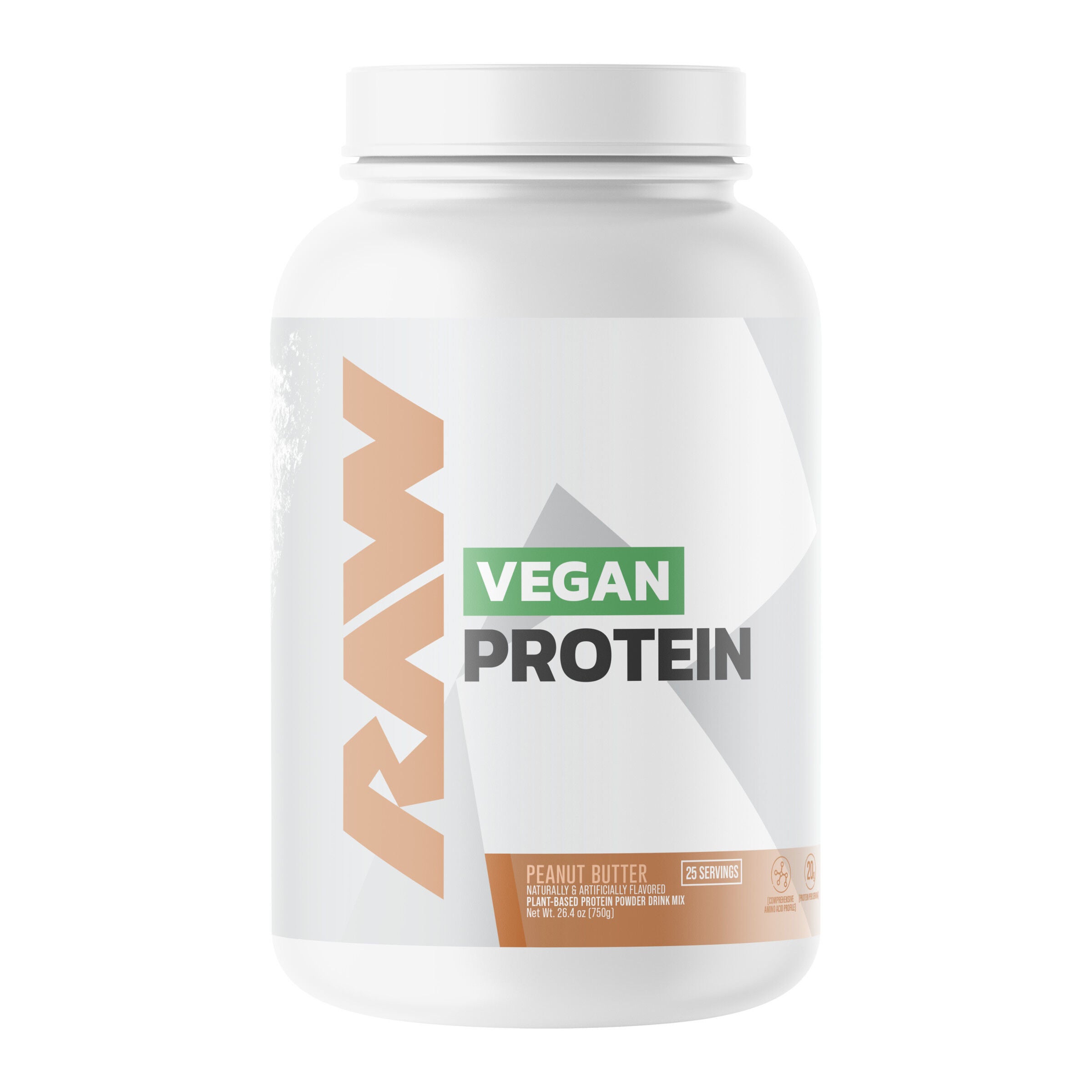 未開封　プロテイン　657g　ヴィーガン　USDA認定　ローオーガニック　バニラ Raw Nutrition - Vegan Protein - Vanilla (25 Servings) | GNC